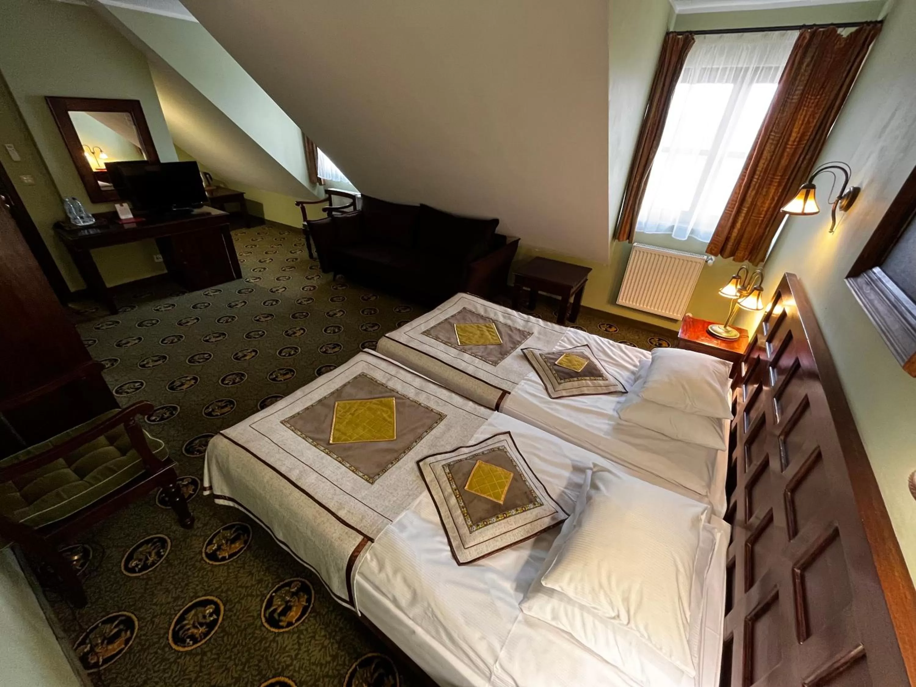 Photo of the whole room, Bed in Hotel Zamek Ryn