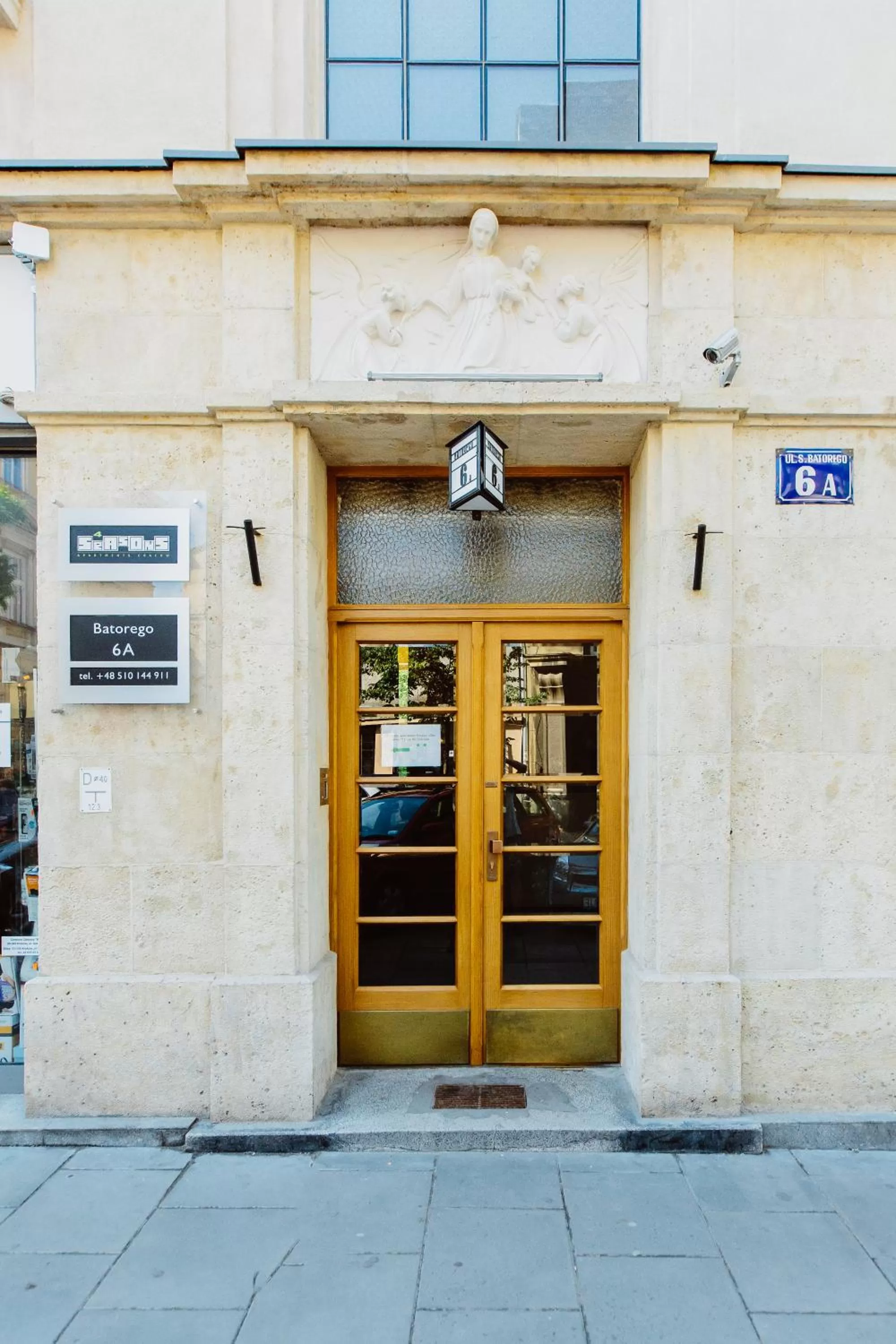 Facade/entrance in 4Seasons﻿ Apartments Cracow