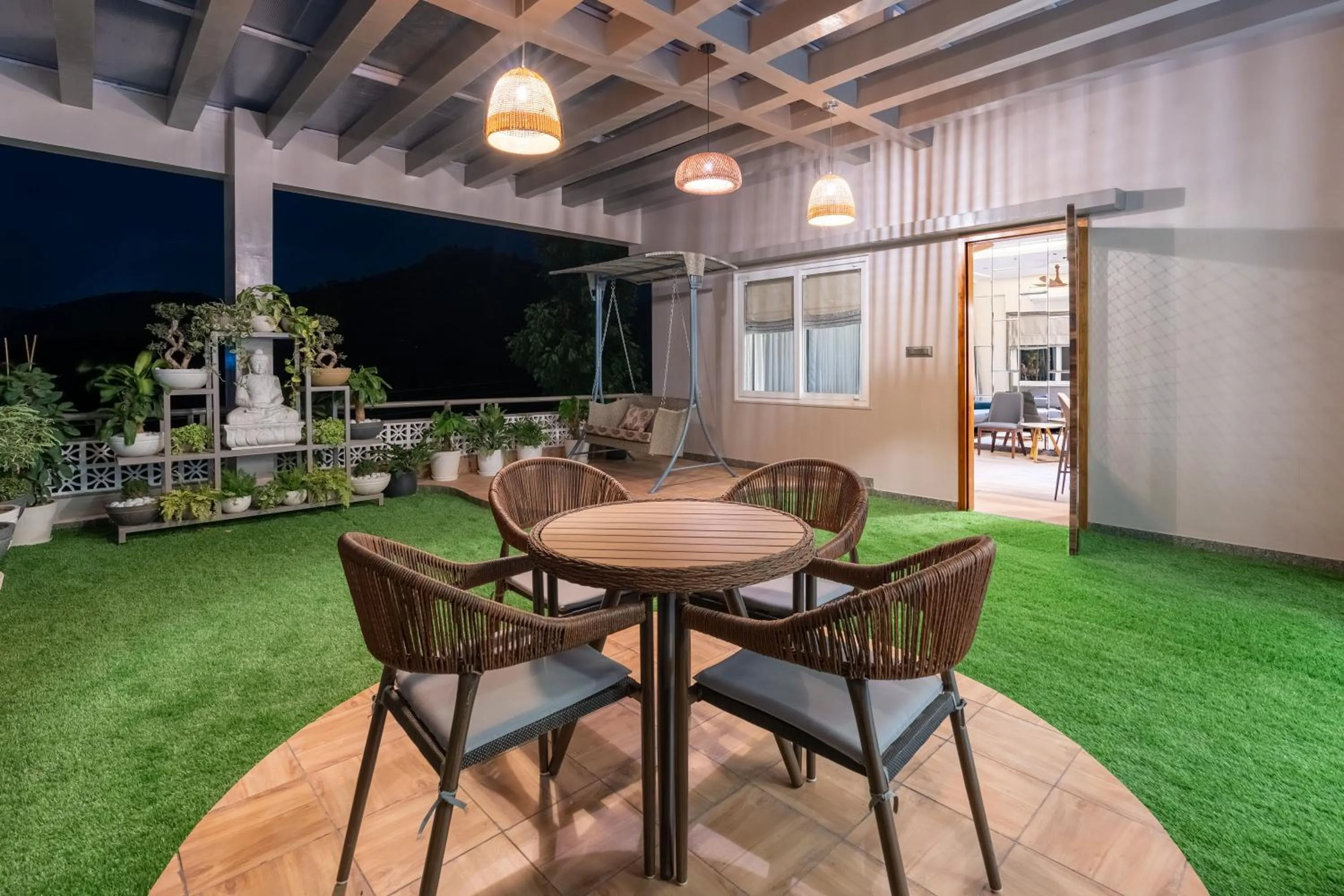 Balcony/Terrace in Mountain Creek Villa Udaipur