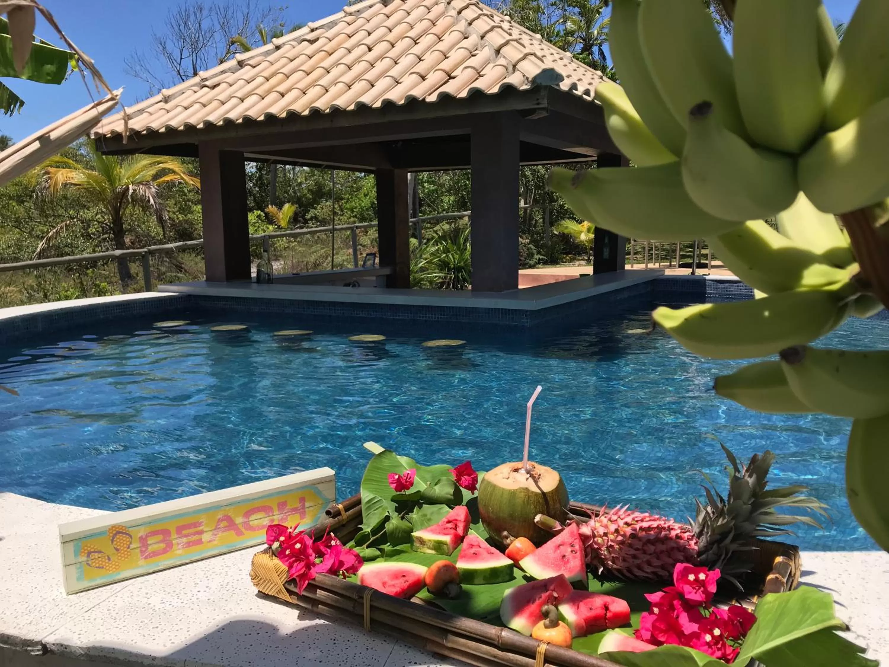 Swimming pool in Pousada Sitio da Bia