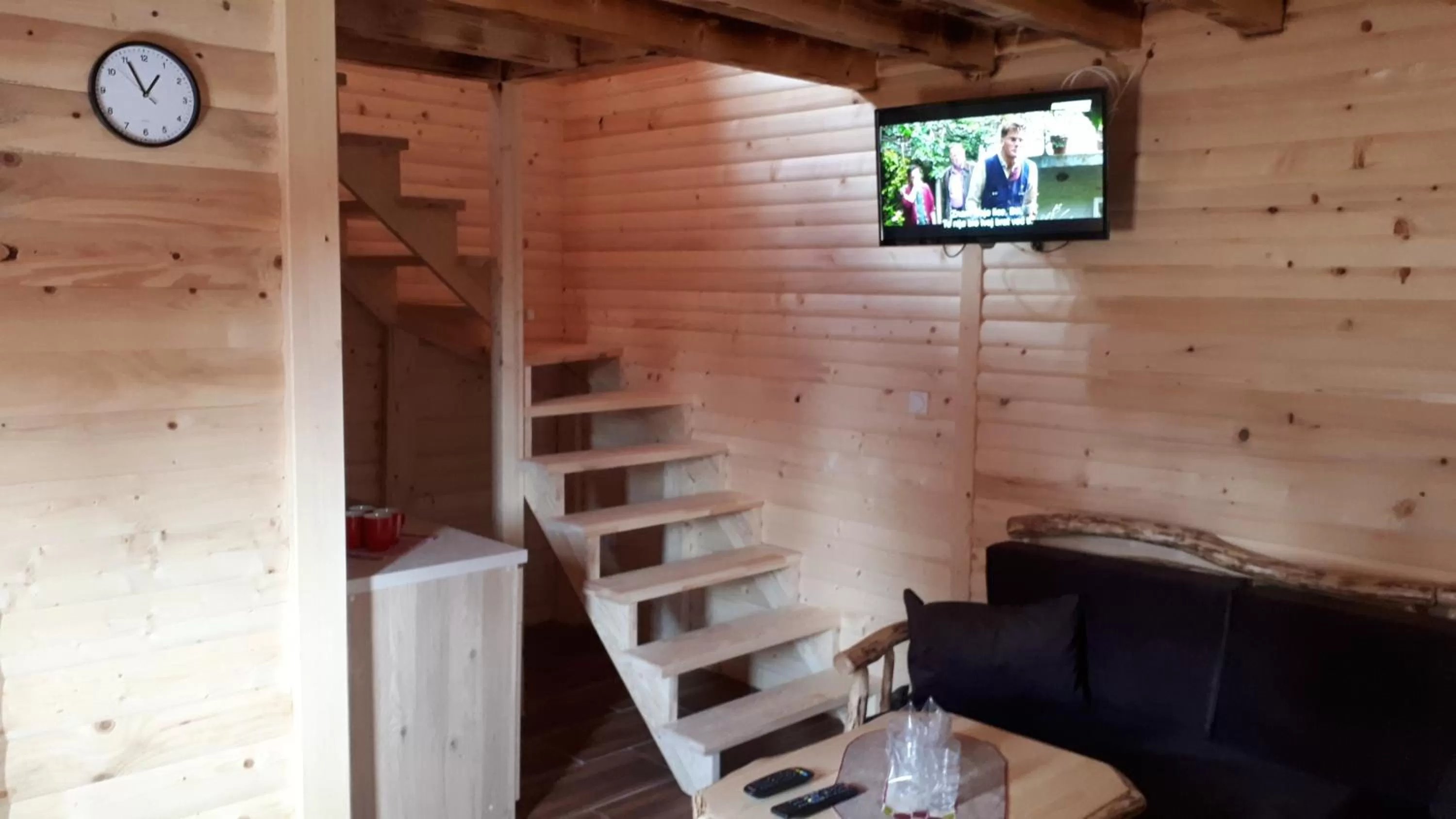 Living room, TV/Entertainment Center in Bed & Breakfast KUM