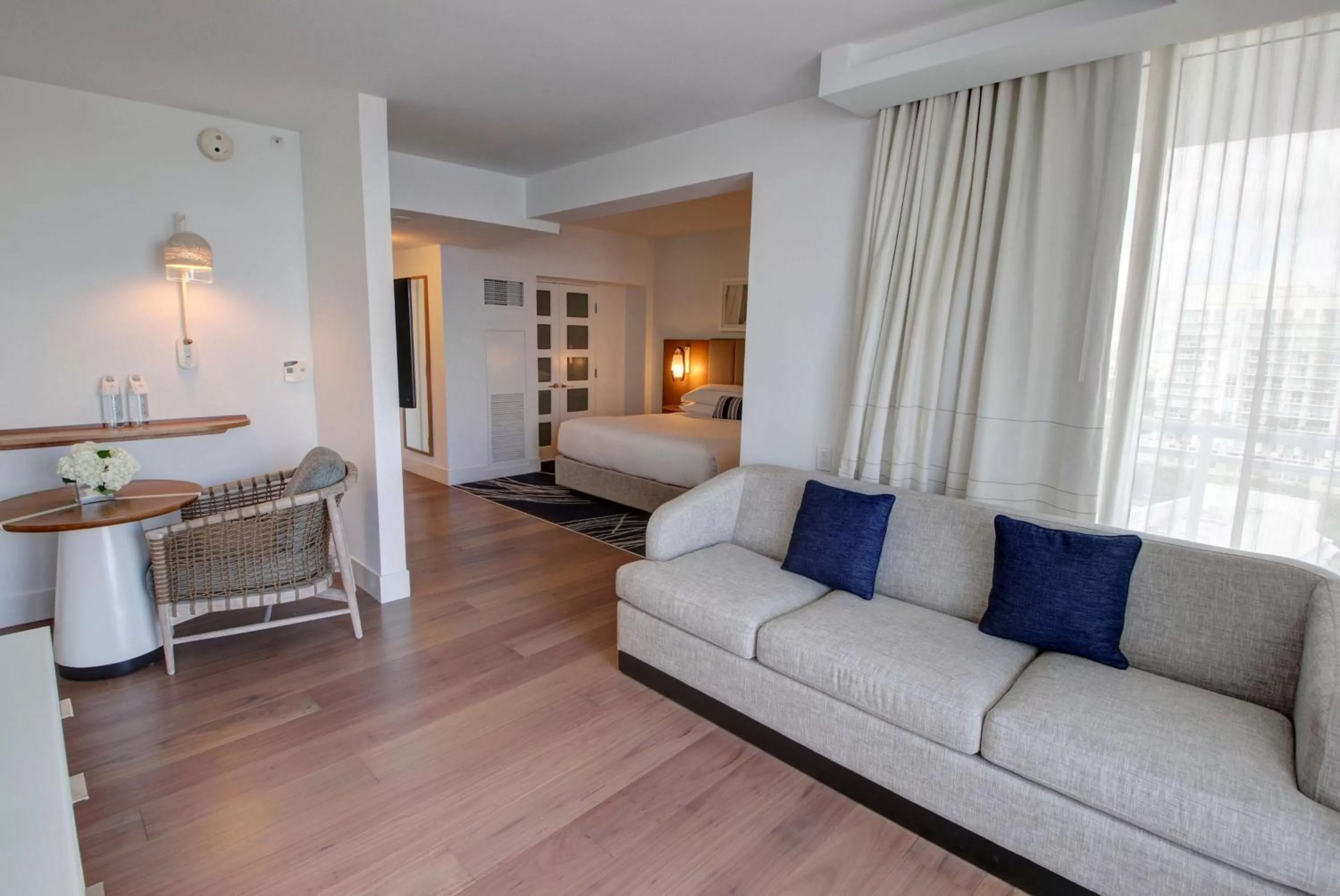 Bed in Hilton Fort Lauderdale Marina