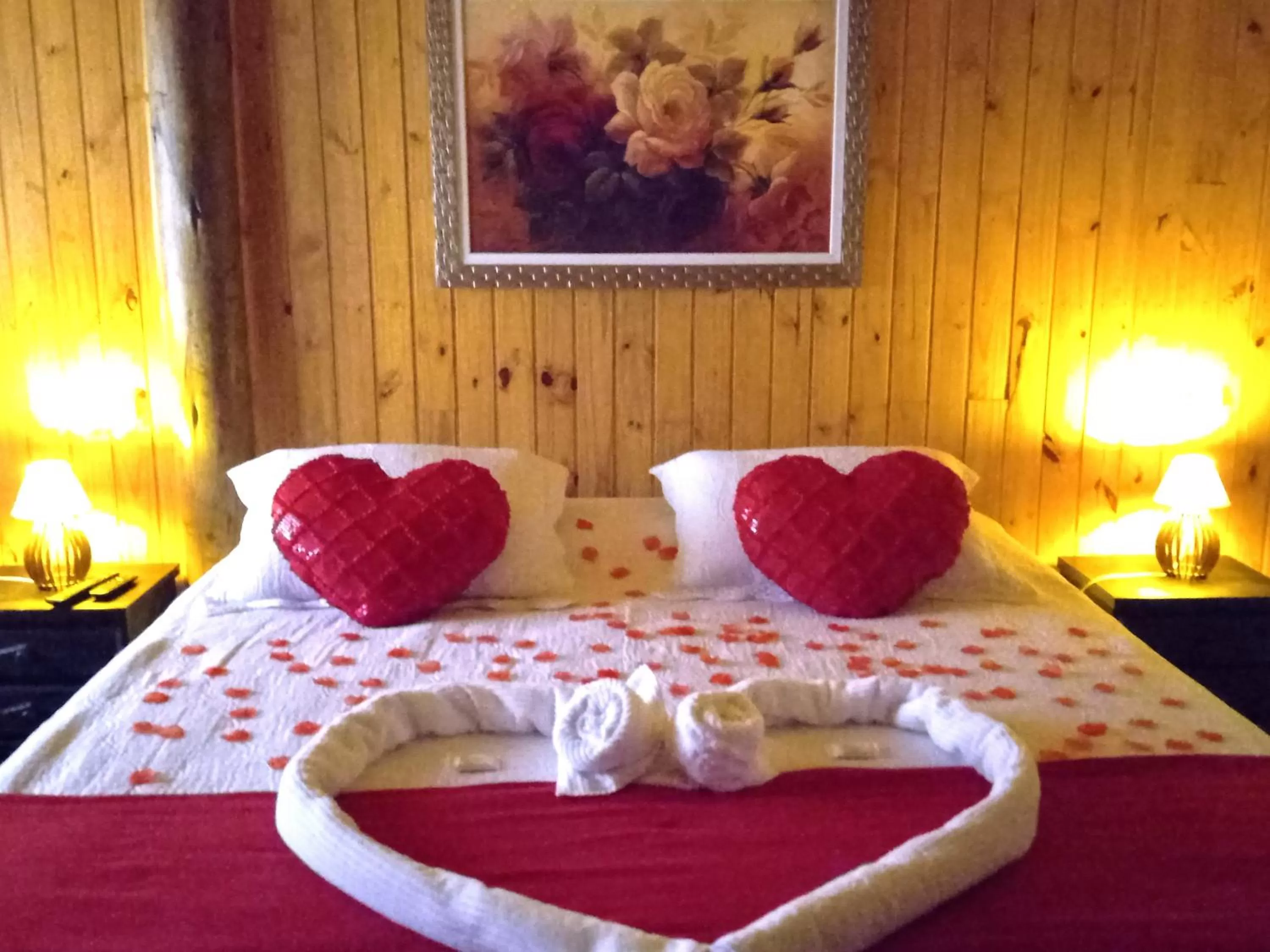 Bed in Pousada São Miguel