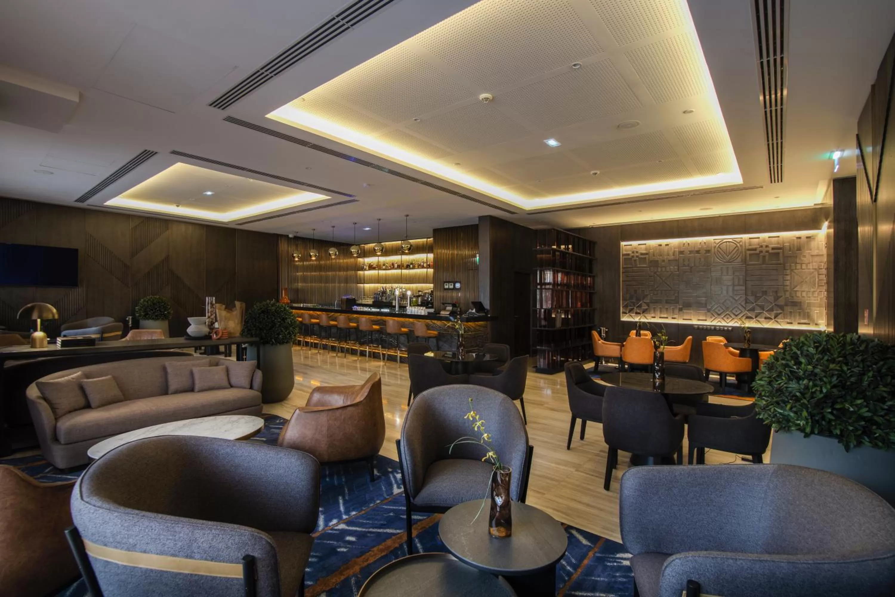 Lounge or bar in K Hotel Douala
