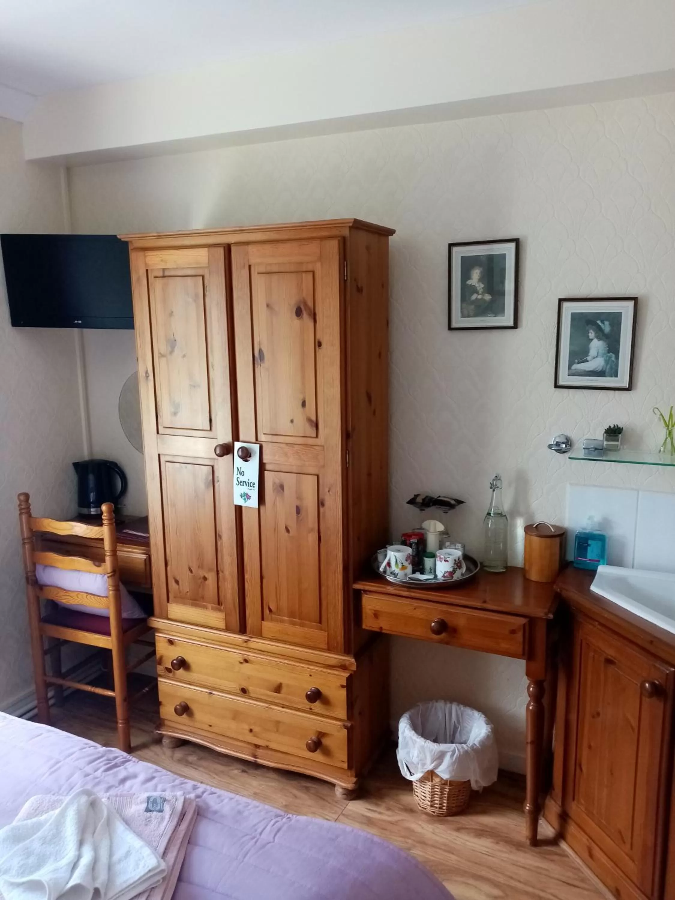 TV/Entertainment Center in The Guest House