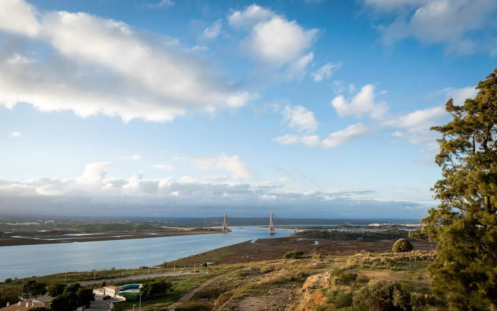 Natural landscape in Parador de Ayamonte