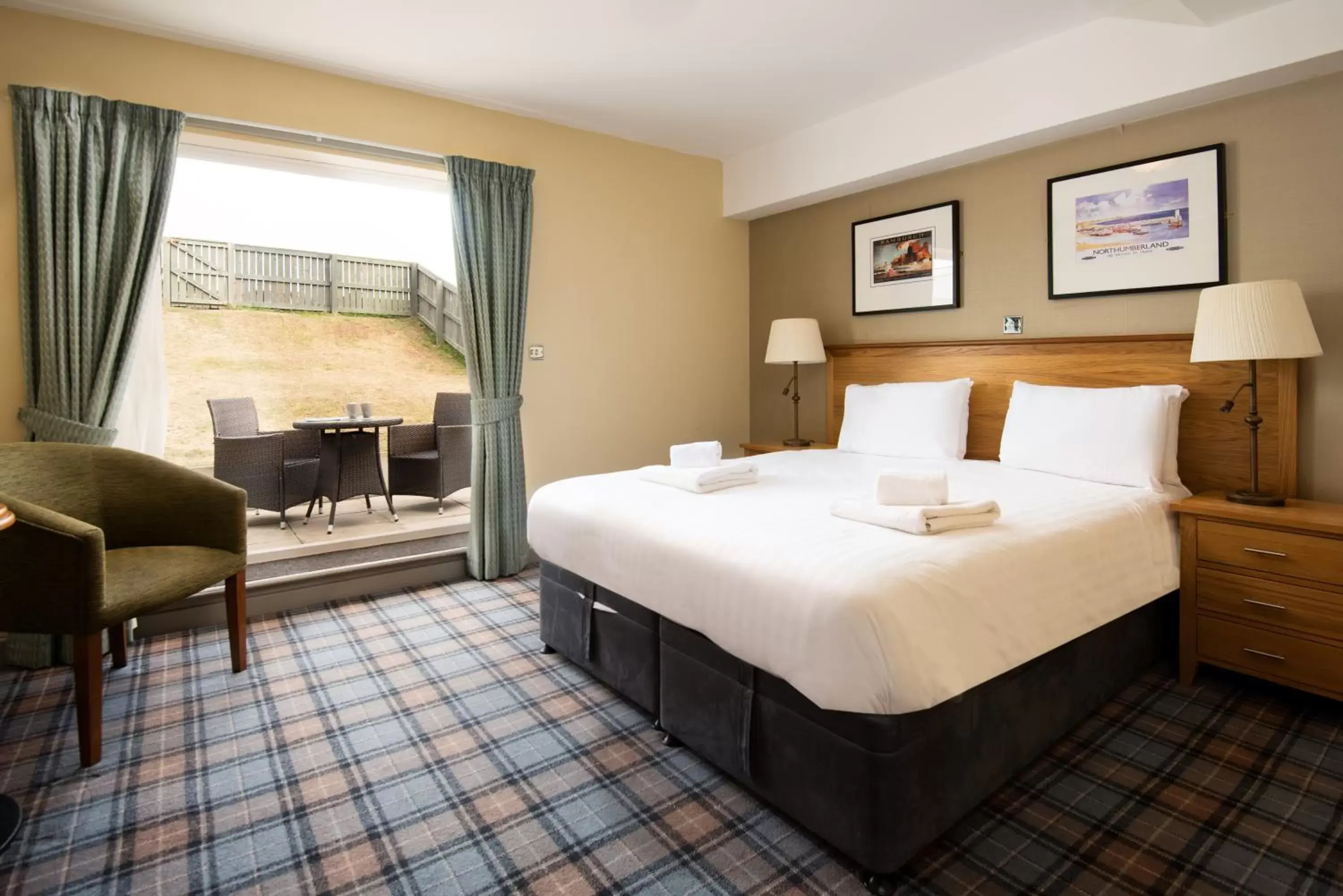 Double or Twin Garden Room - single occupancy in The Bamburgh Castle Inn - The Inn Collection Group Double or Twin Garden Room - single occupancy in The Bamburgh Castle Inn - The Inn Collection Group