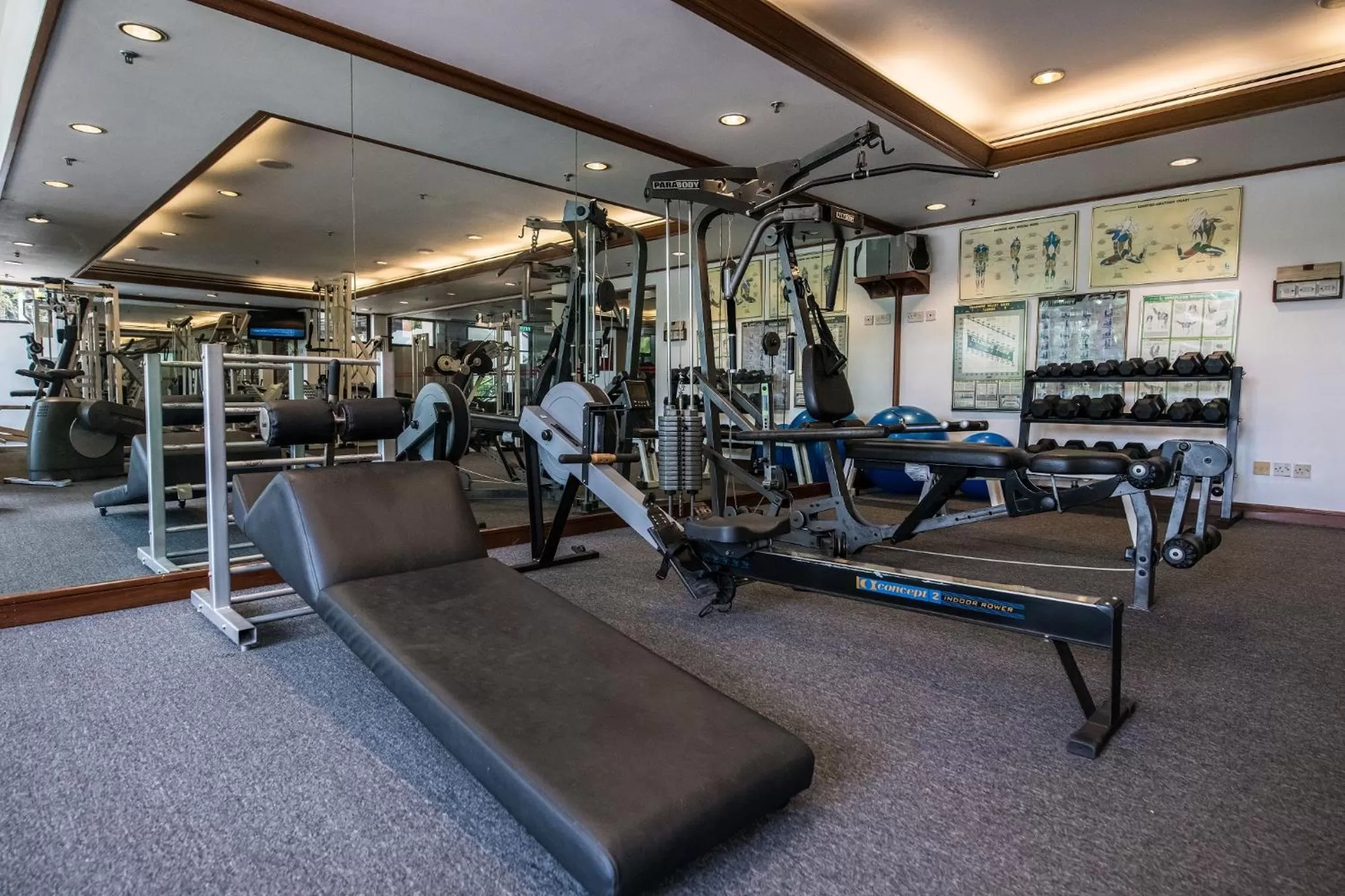 Fitness centre/facilities in Sabah Hotel