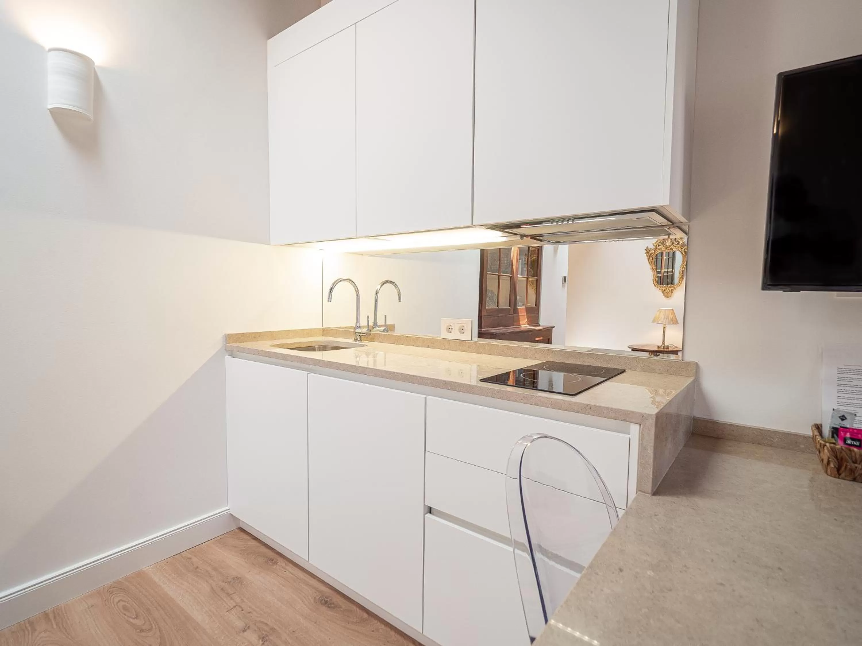 Kitchen or kitchenette in Ca'n Puig de Sòller