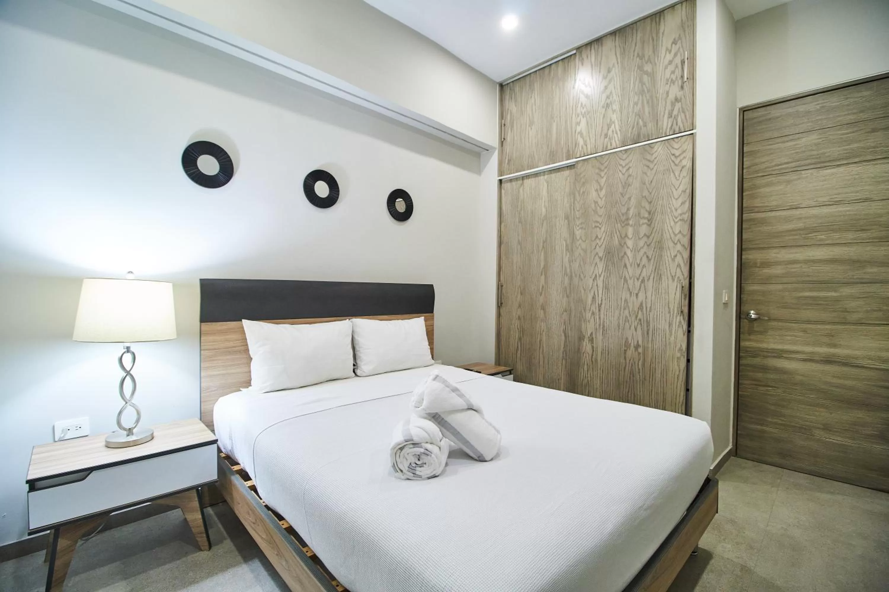 Bed in Torre 42 Playa del Carmen by Lockey