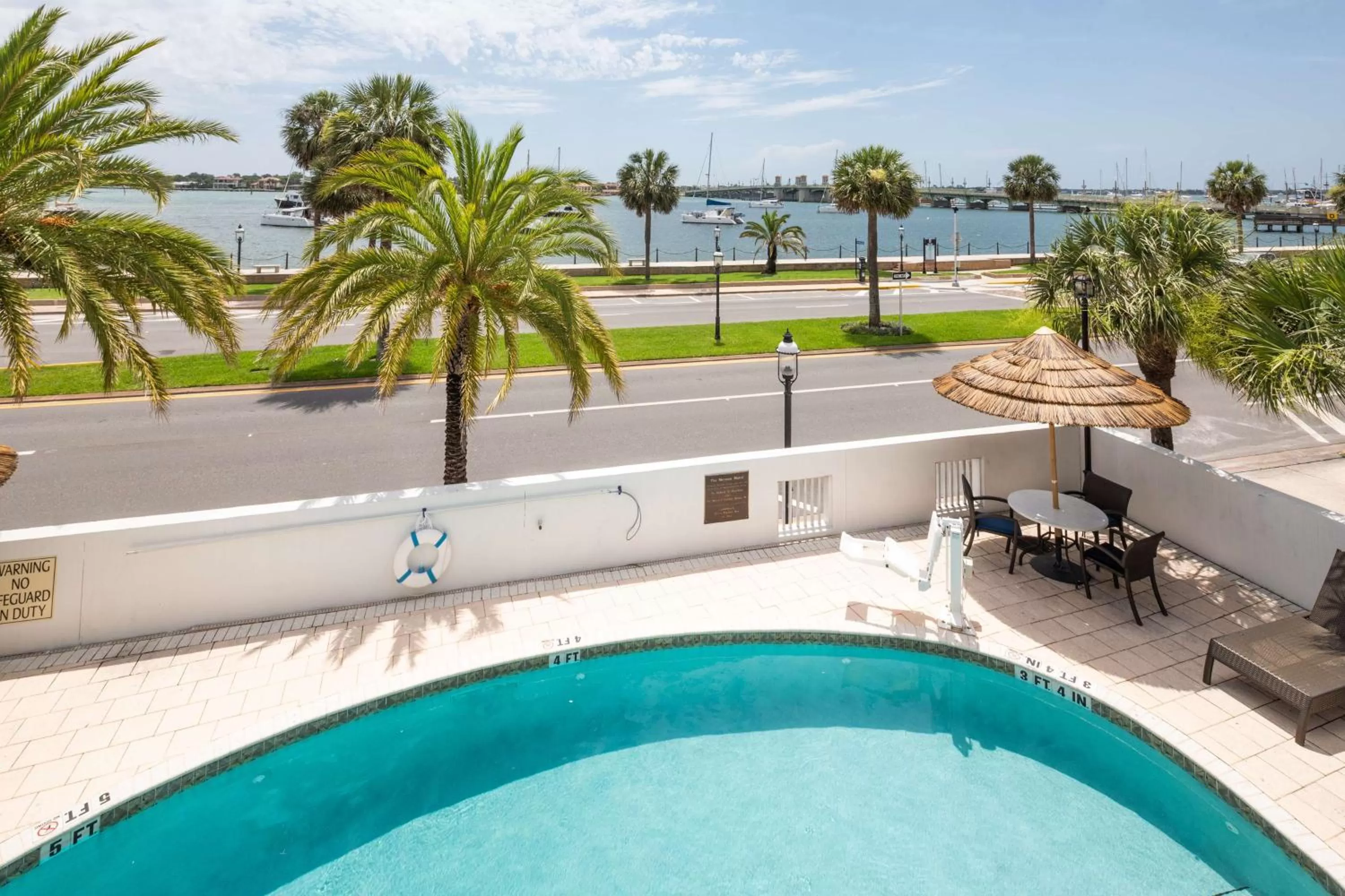 Pool view in Hilton Saint Augustine Historic Bayfront