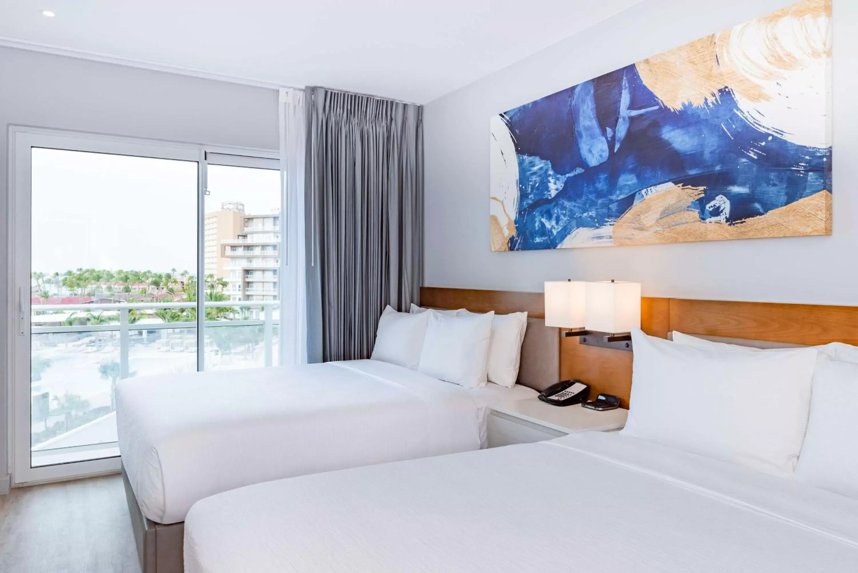 One Bedroom Suite with Two Queen Beds - Limited View in Embassy Suites By Hilton Aruba Beach Resort One Bedroom Suite with Two Queen Beds - Limited View in Embassy Suites By Hilton Aruba Beach Resort