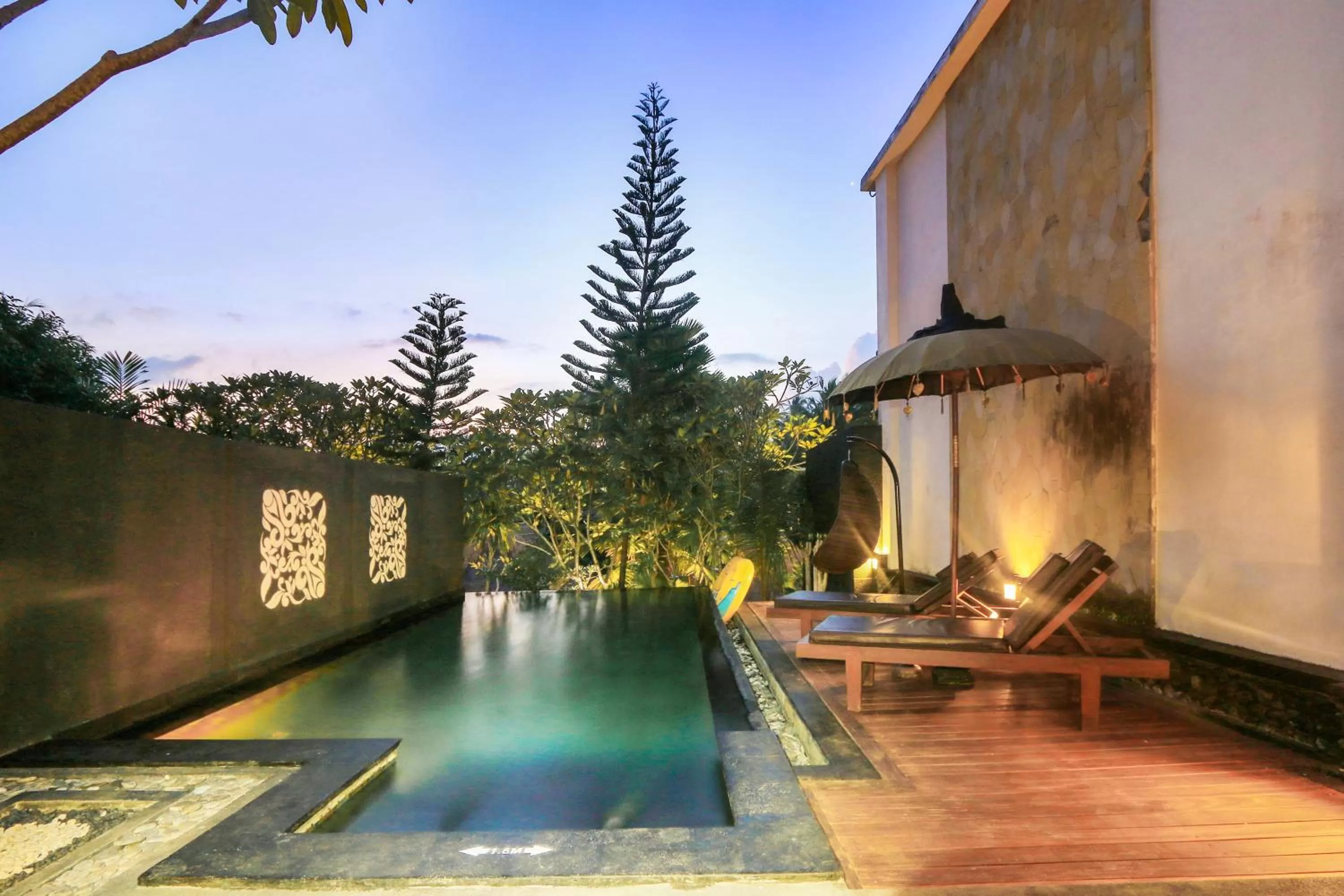 Swimming pool in KajaNe Mua at Ubud Bali