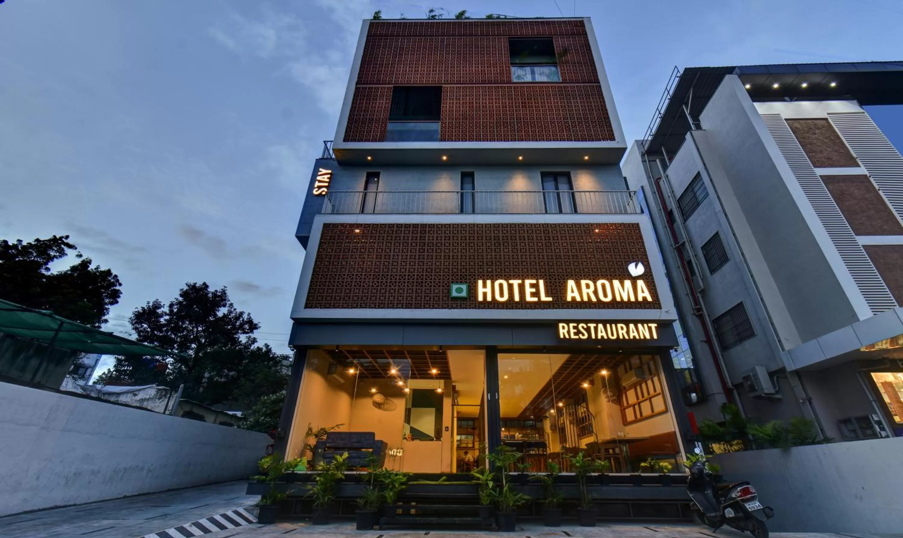 Property building in Treebo Aroma Executive