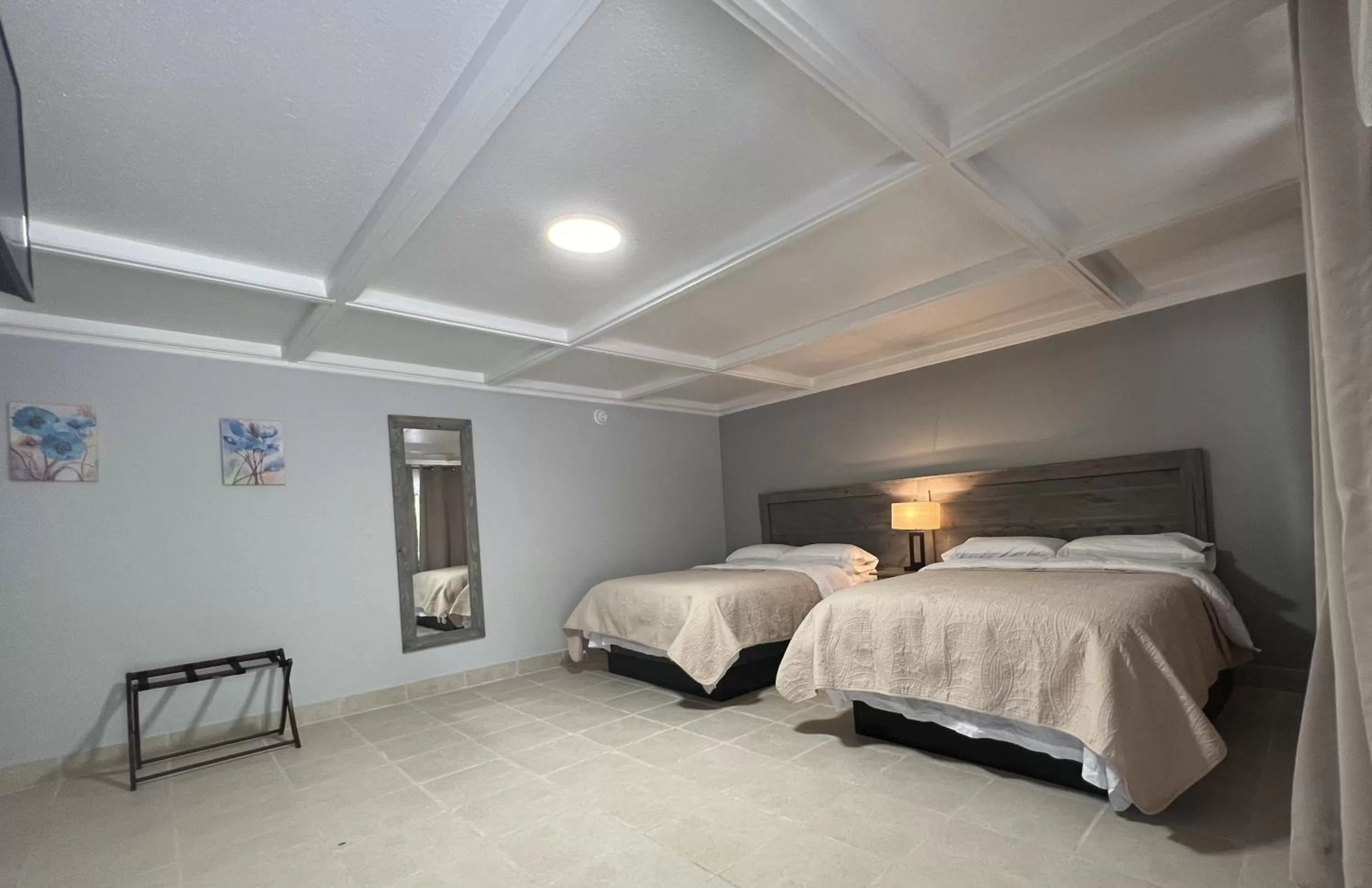 Bed in BlueGem Motel