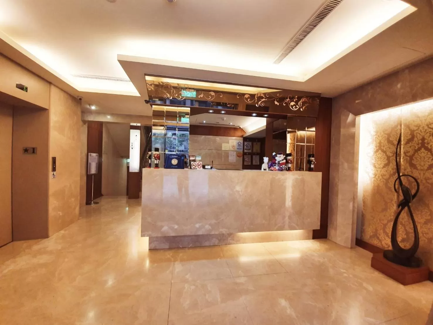 Lobby or reception in Guide Hotel Taipei NTU