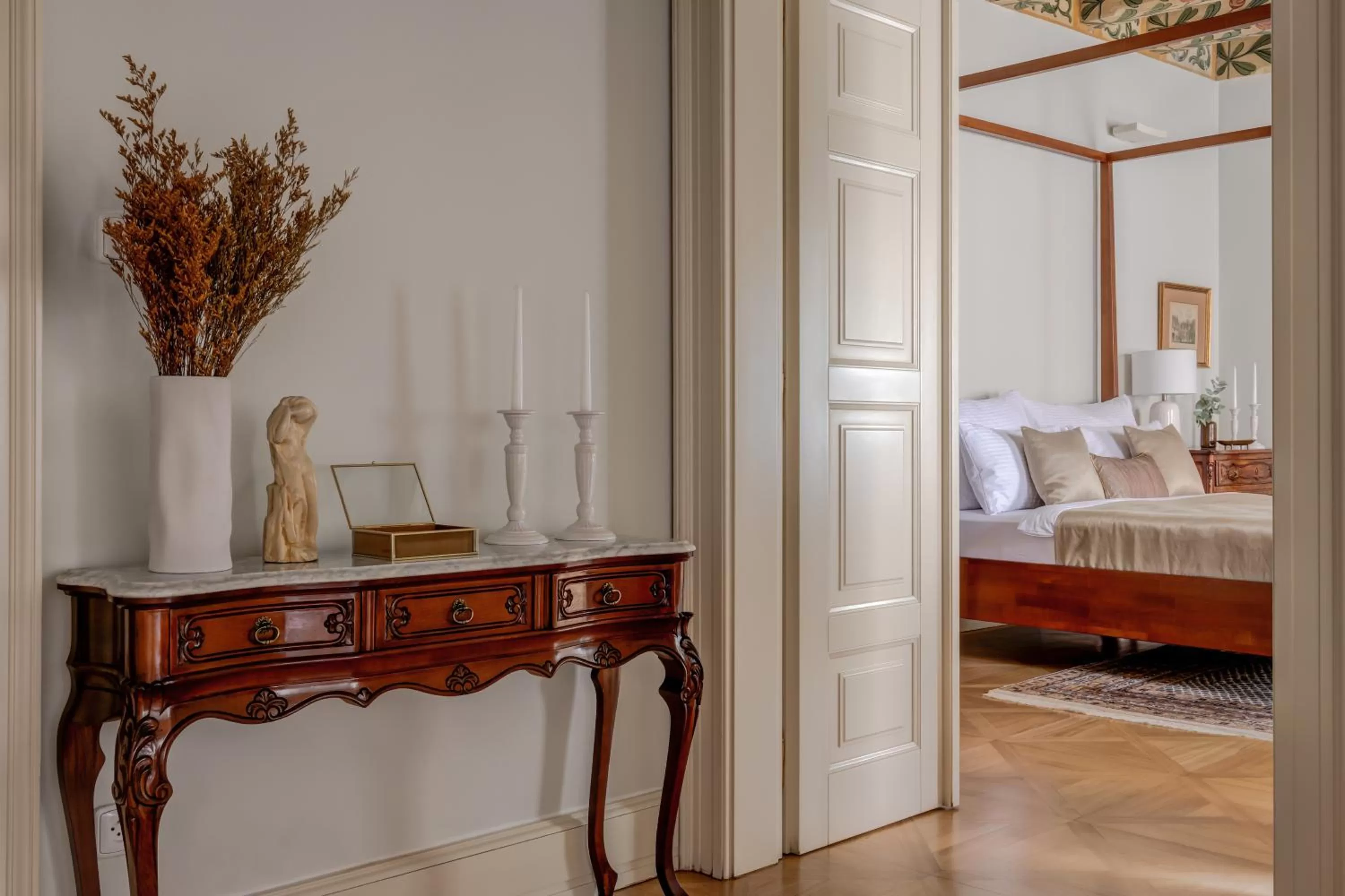 Bed in Hotel Nerudova 211