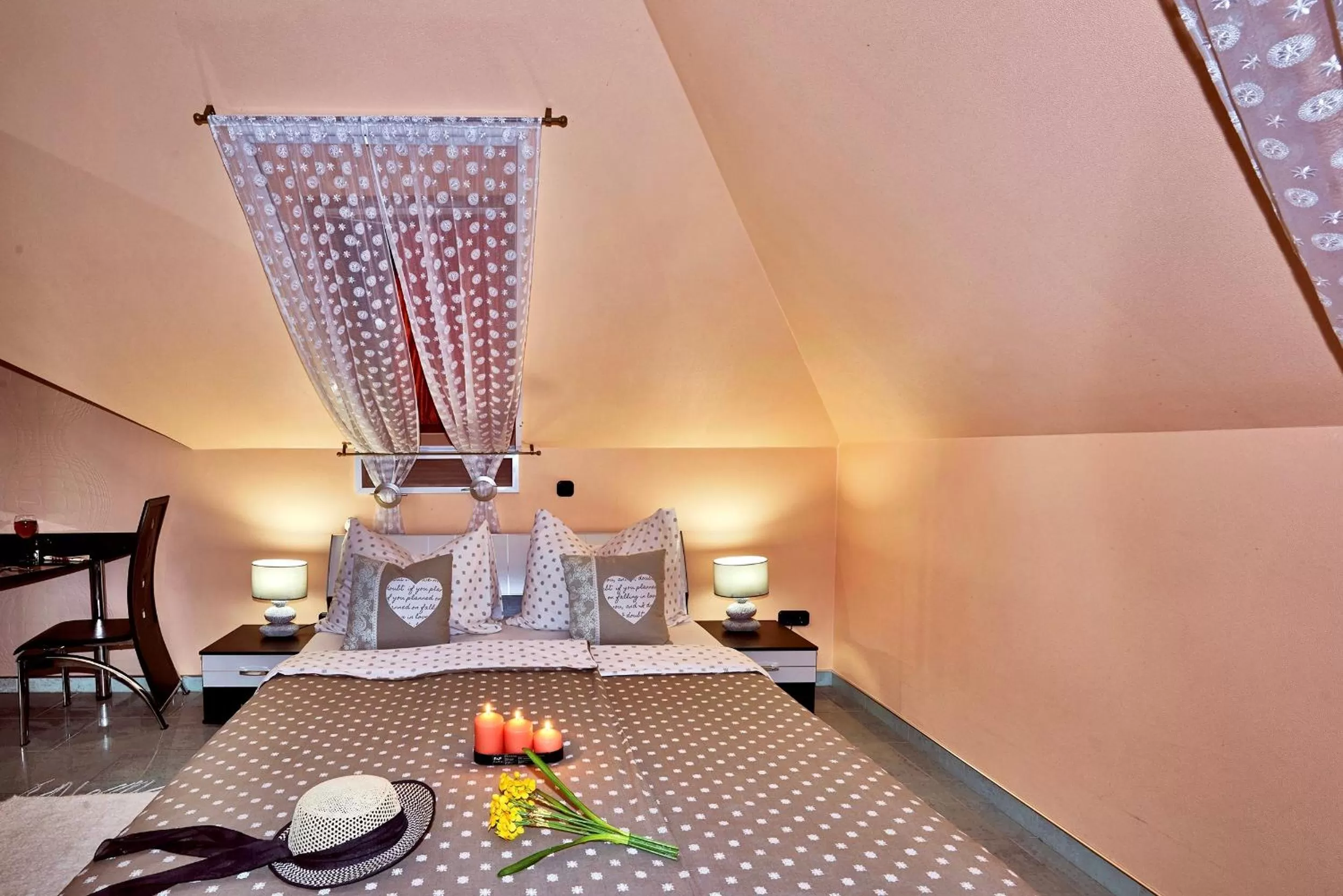 Bed in Vintiamo Apartmanok