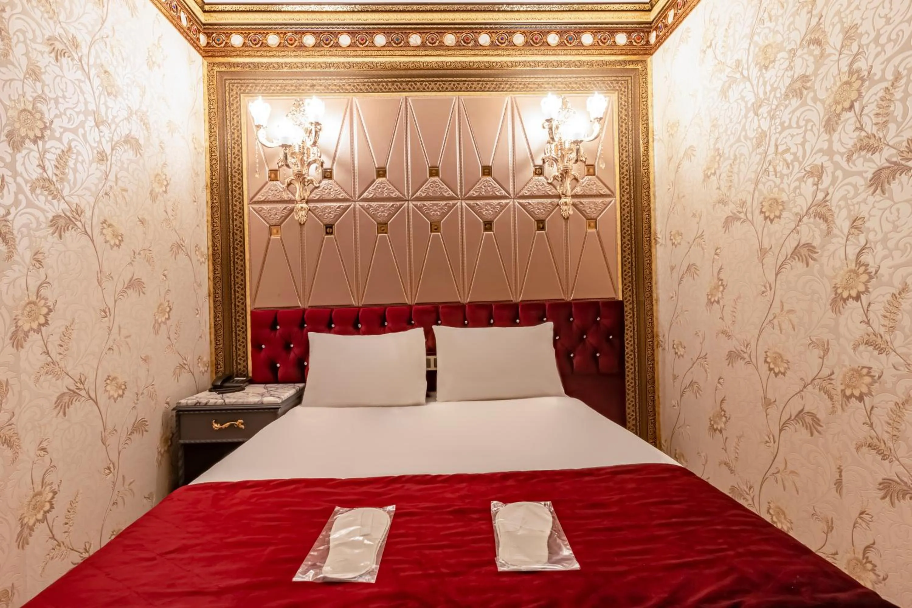 Bed in Laleli Blue Marmaray Hotel