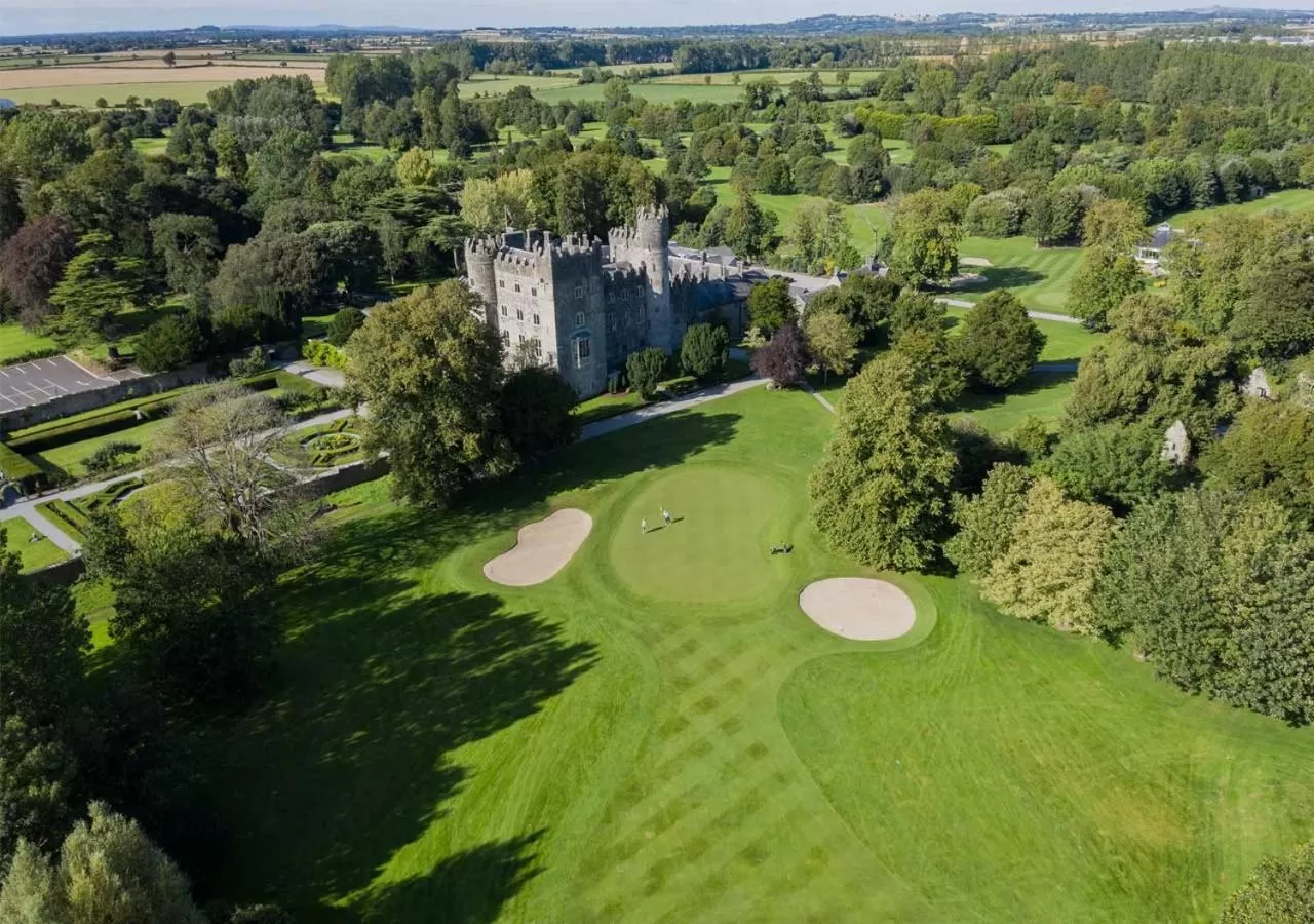 Bird's eye view in Kilkea Castle