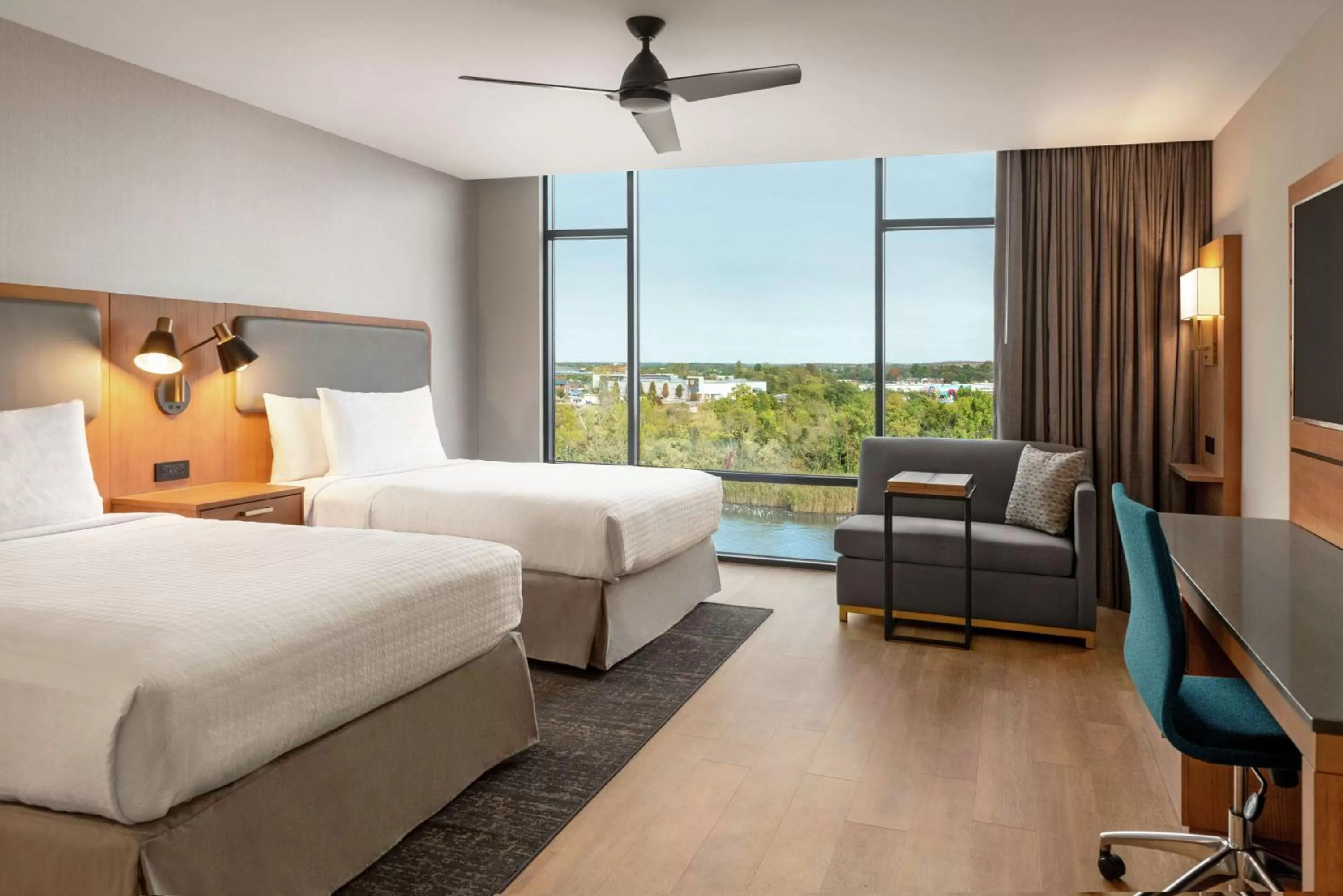 Bedroom, Bed in Homewood Suites By Hilton Wilmington Downtown