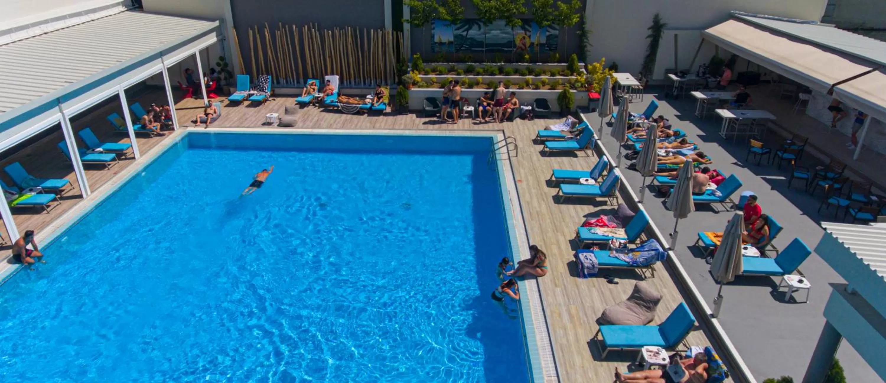 Swimming pool in Pantelidis Hotel & Spa