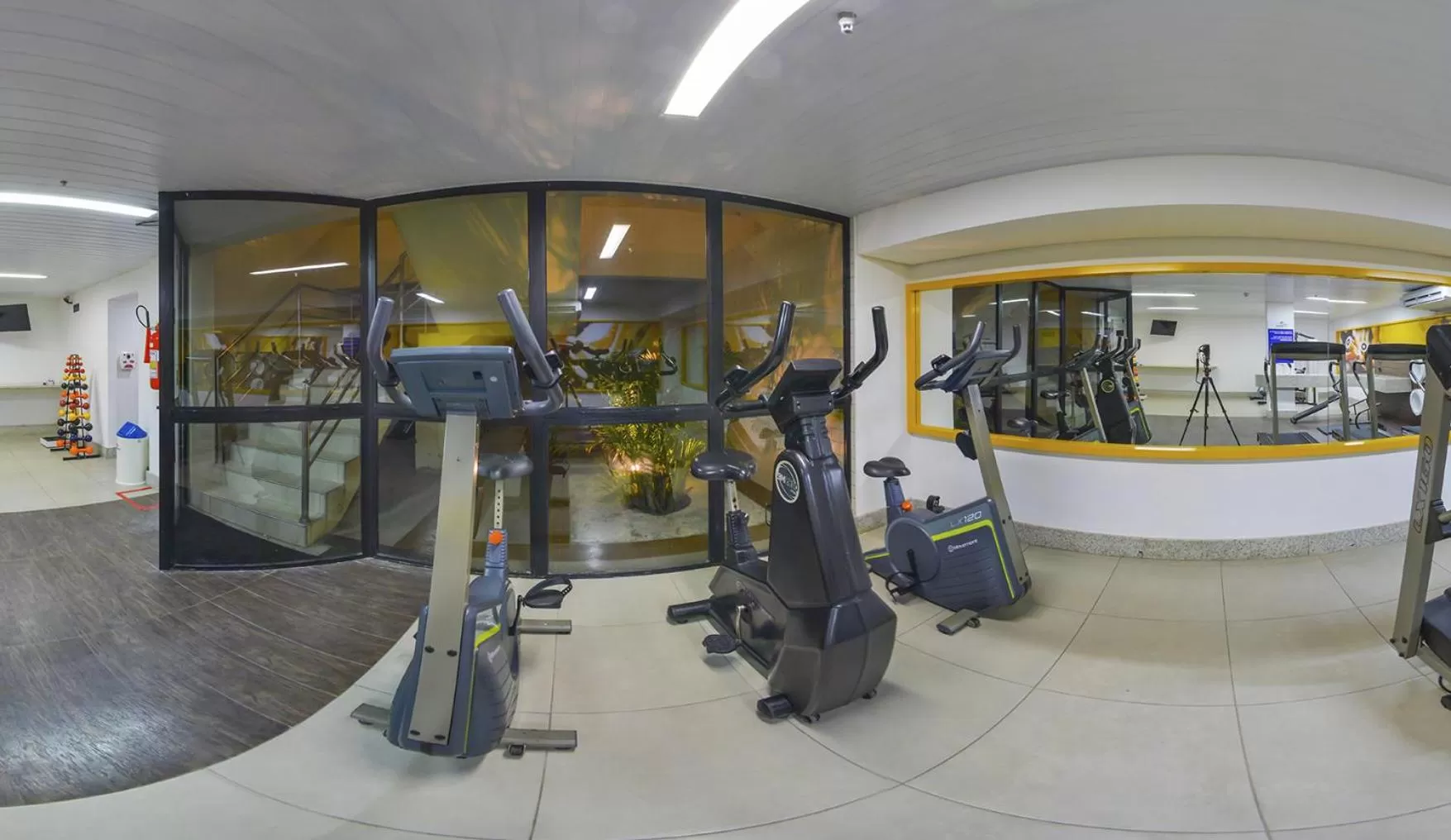 Fitness centre/facilities in Reymar Hotel Maceió