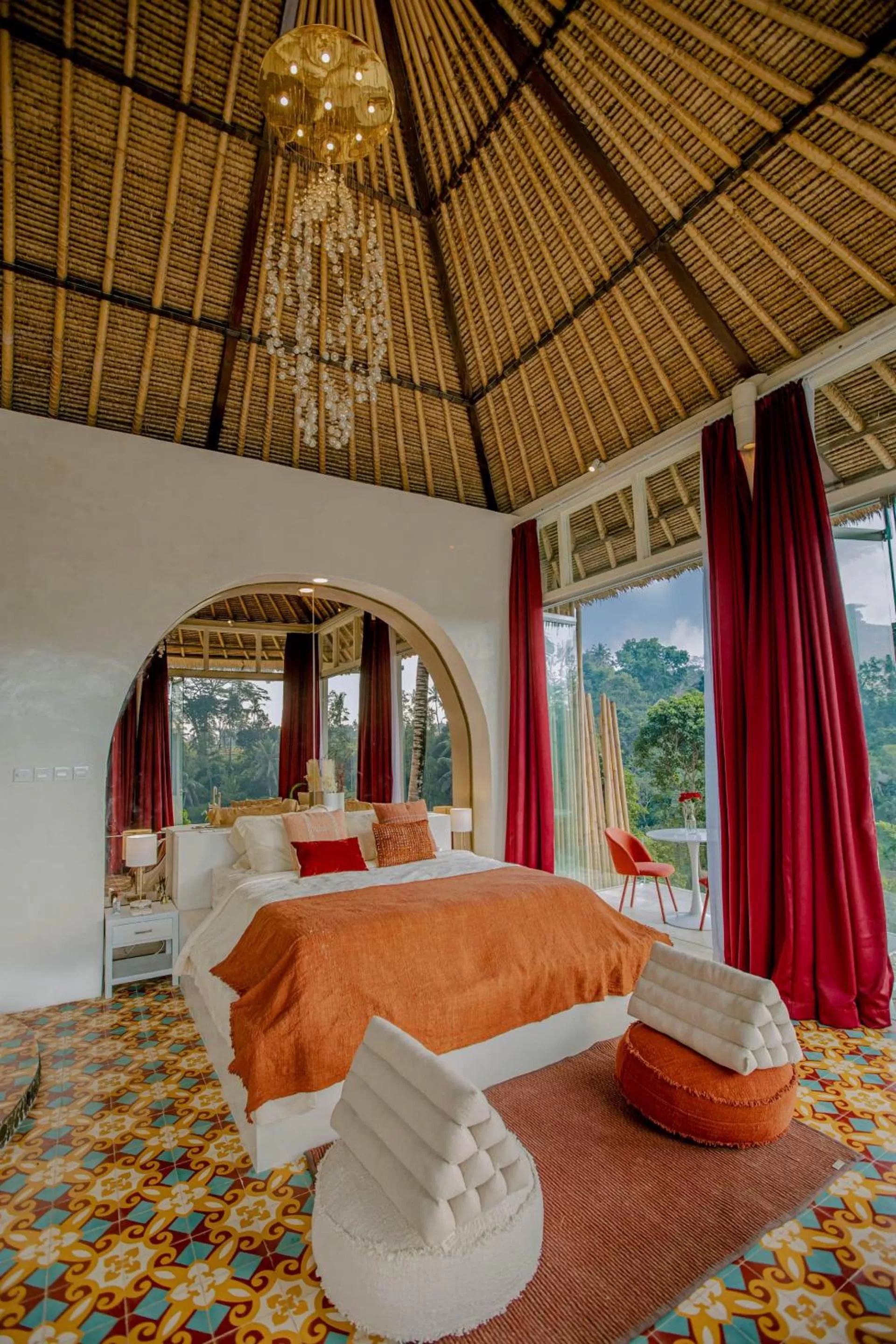 Bed in Villa Cella Bella Ubud
