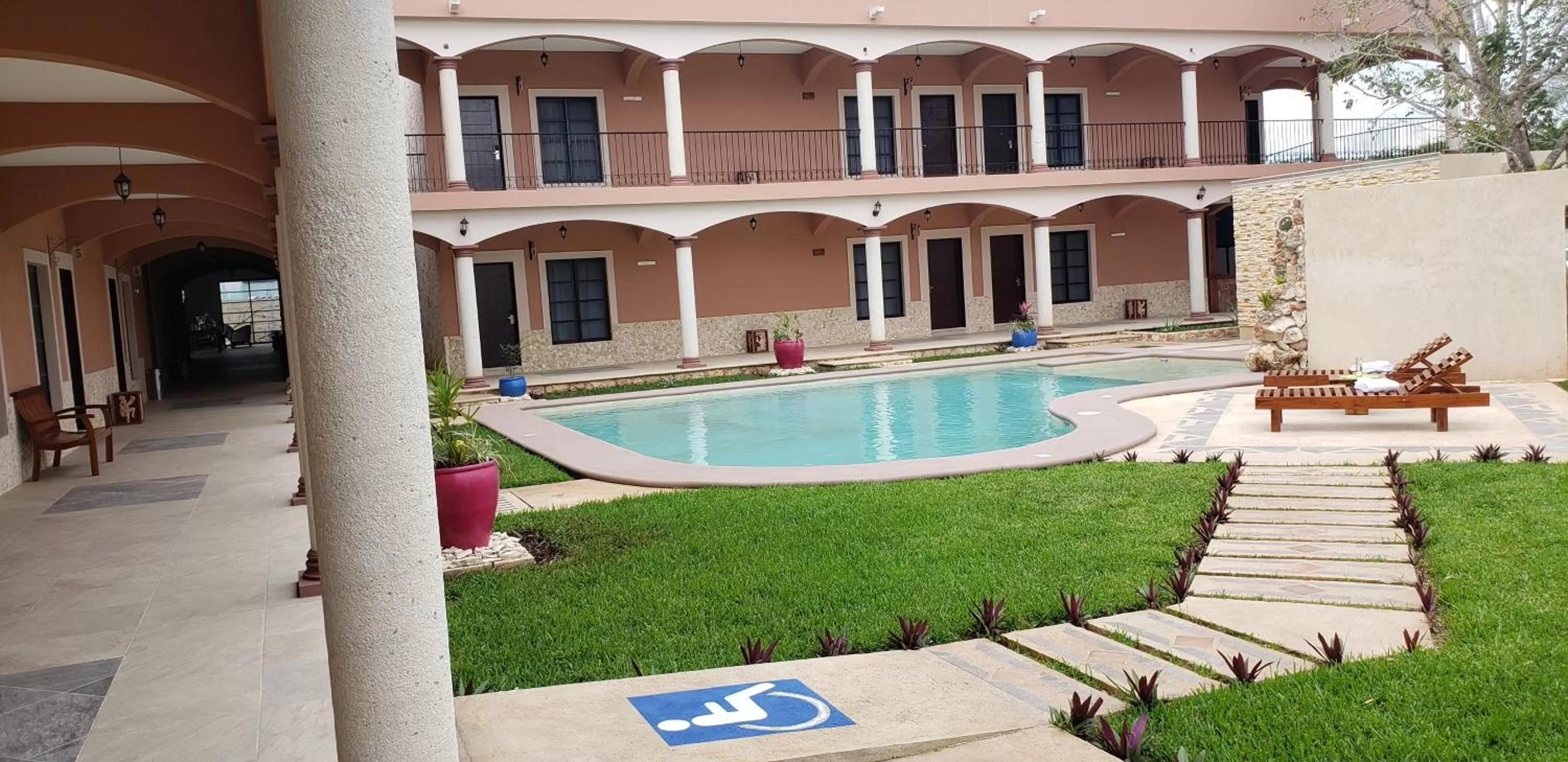 Property building in Hotel Los Frailes, Valladolid, Yucatán