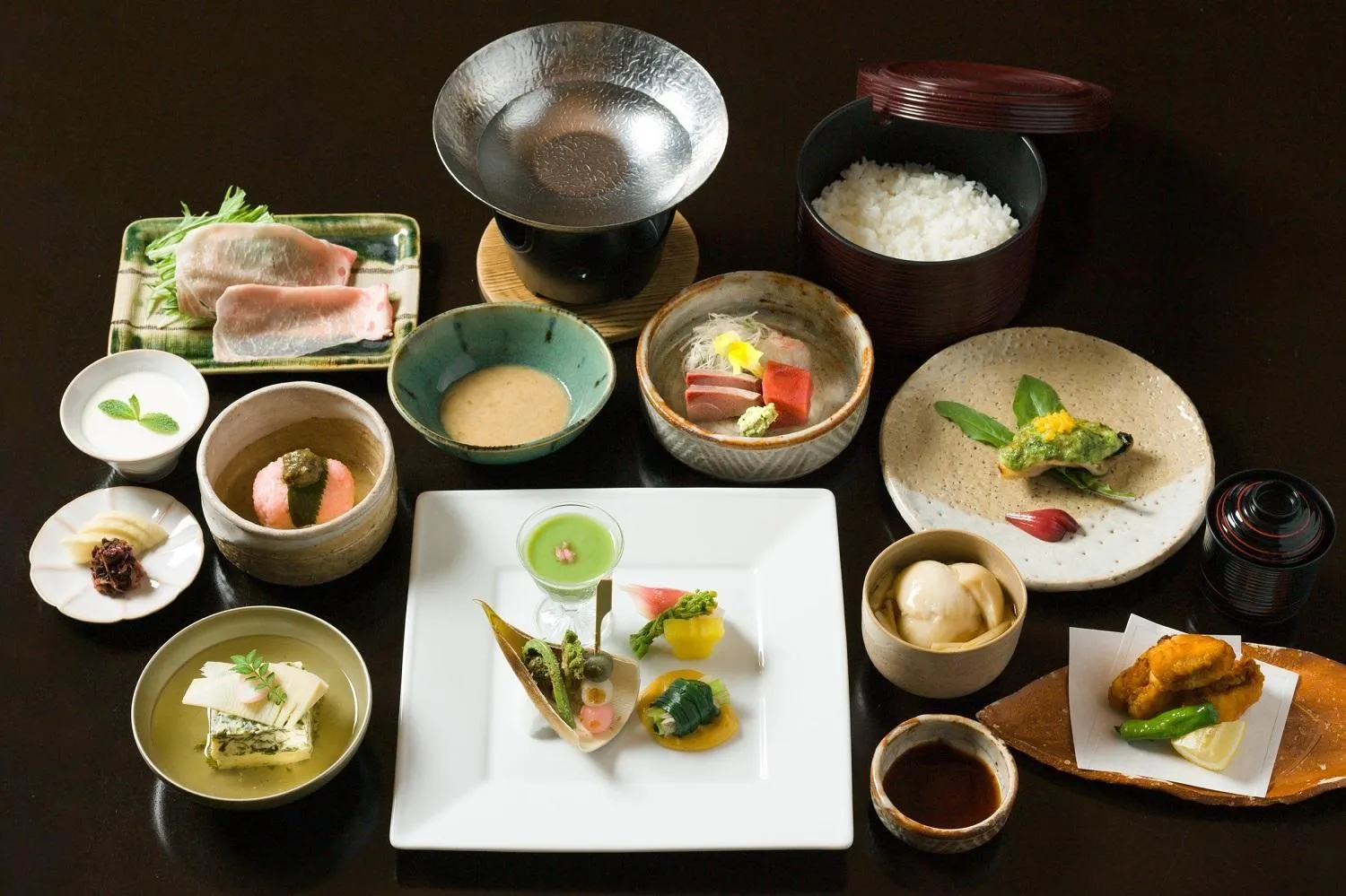 Dinner in Hagi No Yado Tomoe