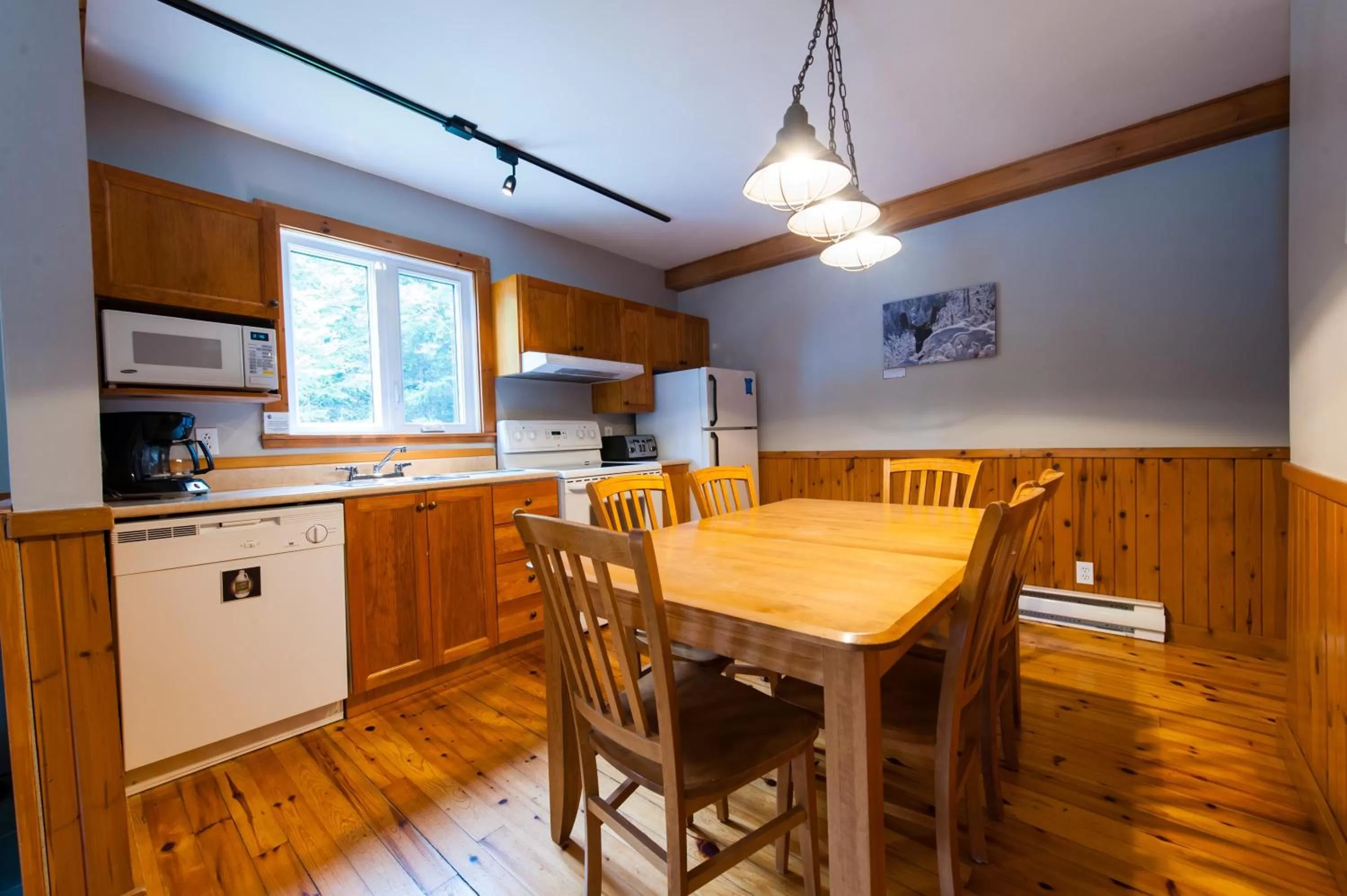 Kitchen or kitchenette in Gîte du Mont-Albert - Sepaq