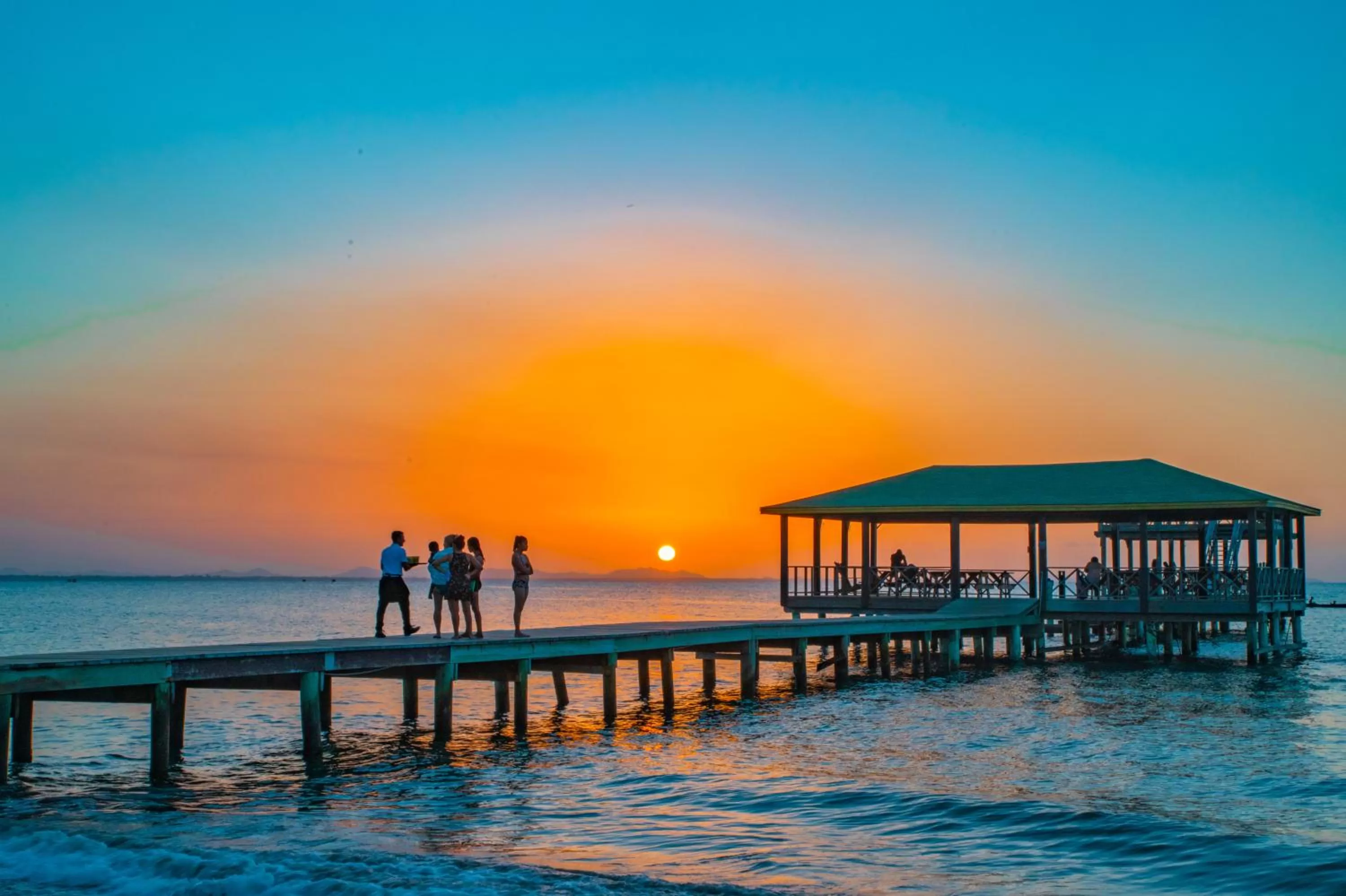 Sunset in La Ensenada Beach Resort