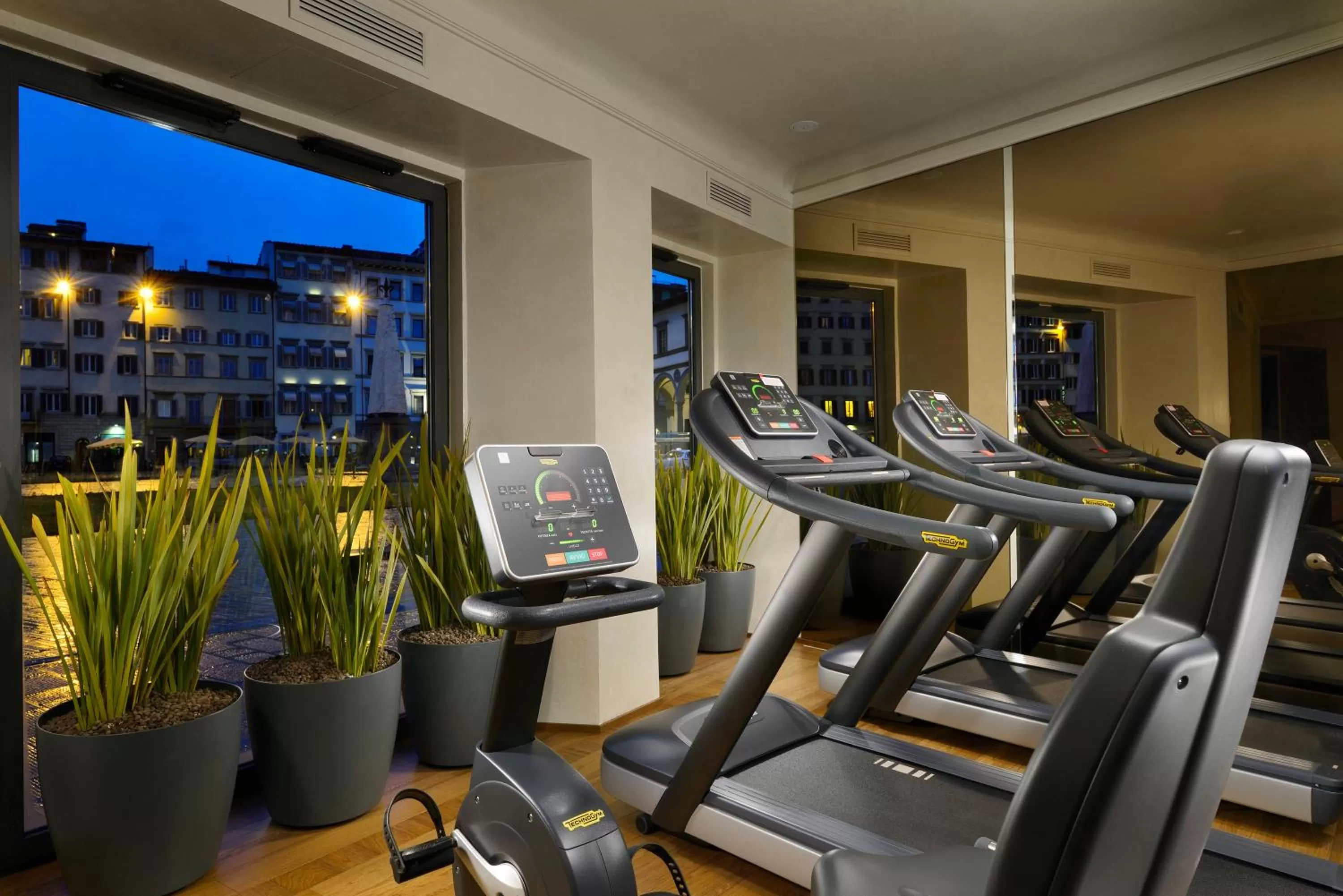 Fitness centre/facilities in Grand Hotel Minerva