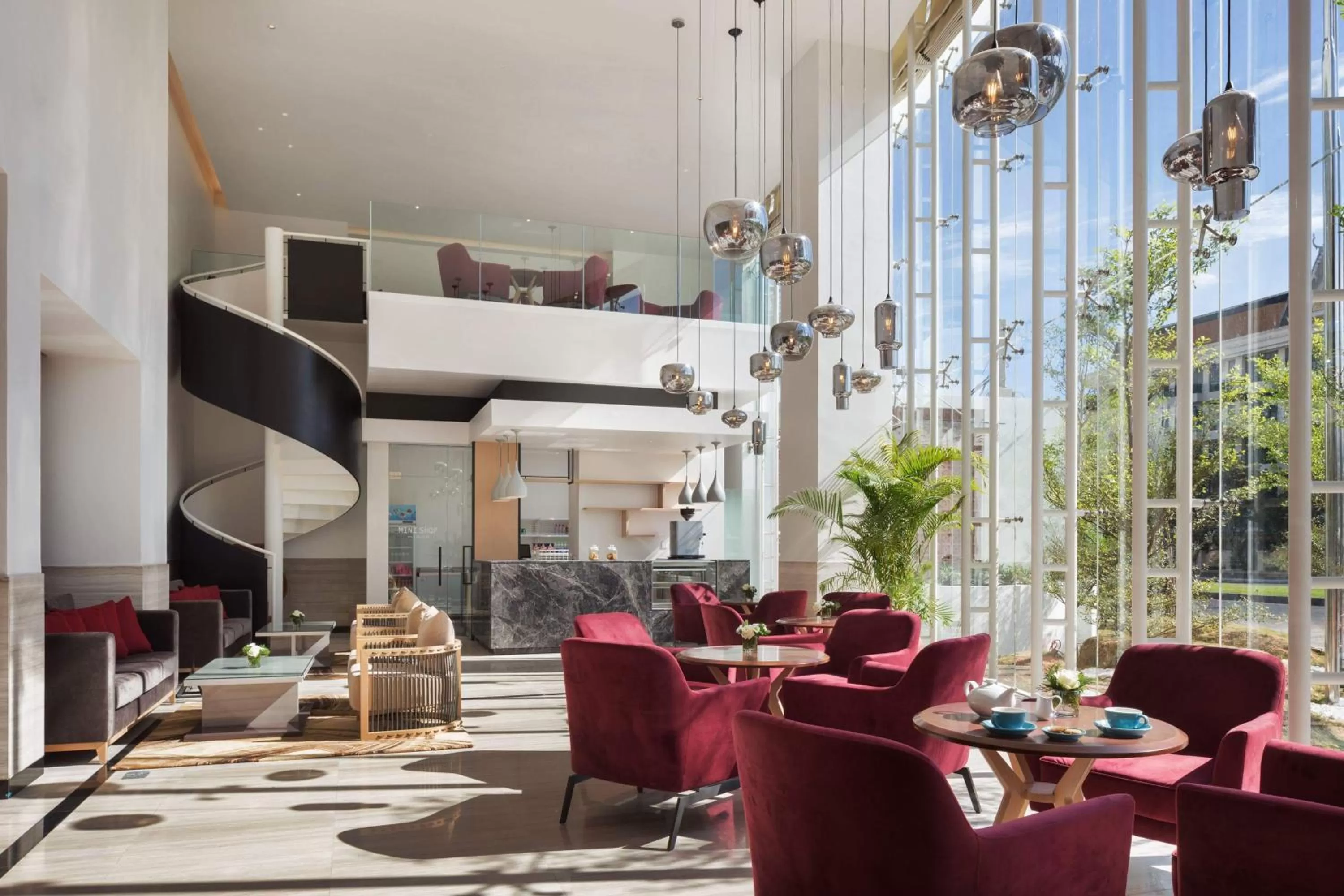 Lobby or reception in Hotel Emion Phnom Penh