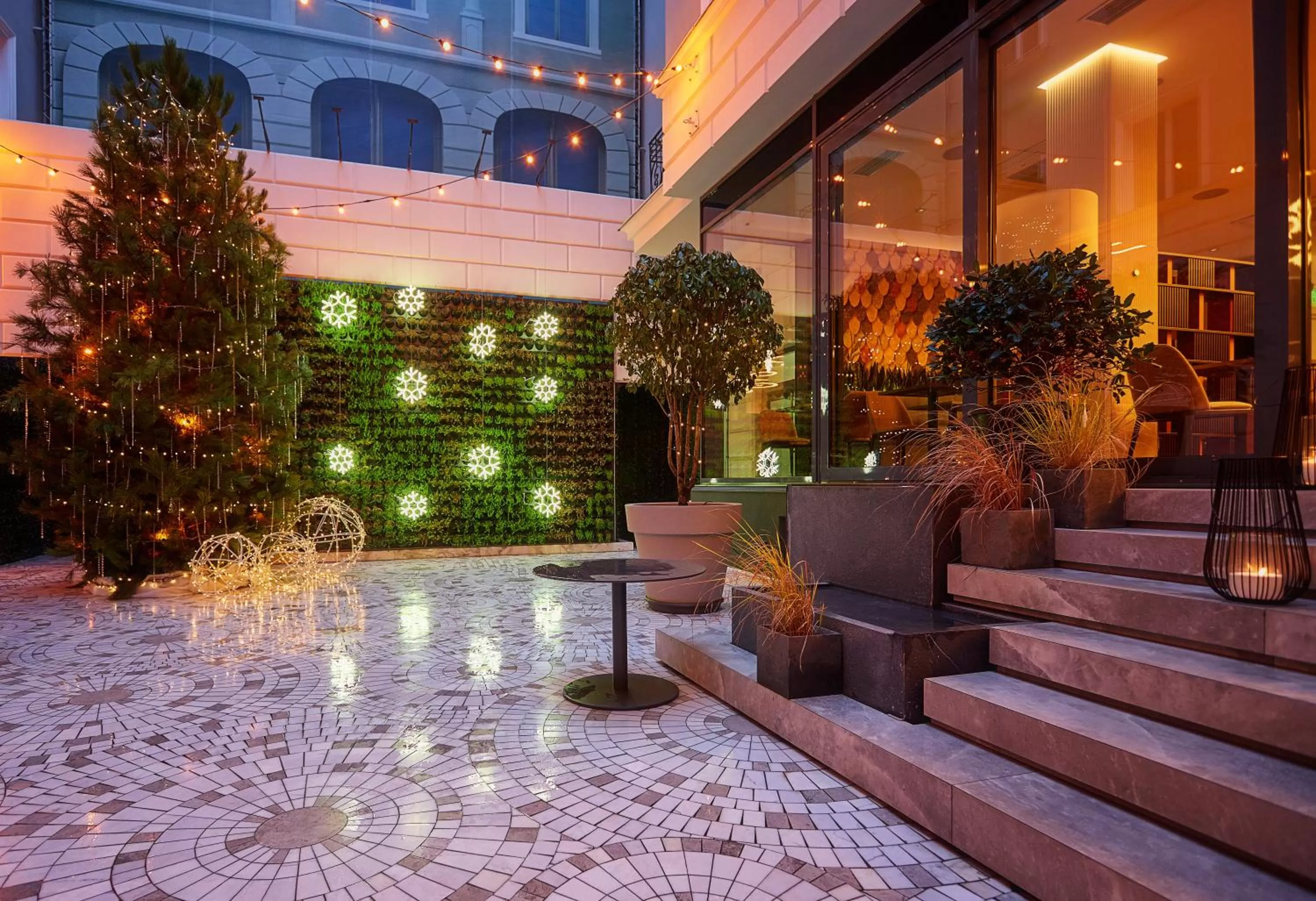 Inner courtyard view in Radisson Hotel City Centre Odesa
