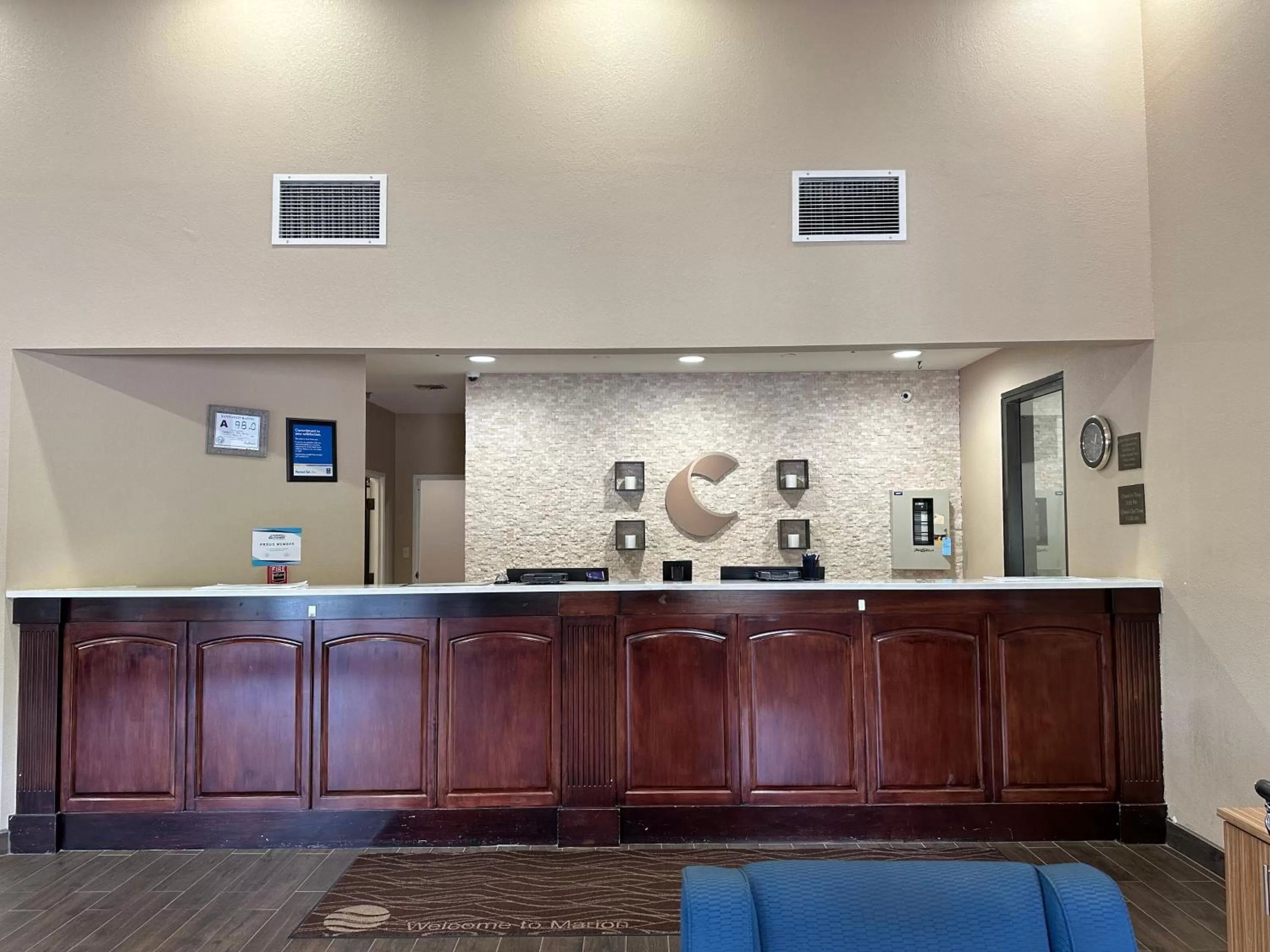 Lobby or reception in Comfort Inn near Downtown & Blue Ridge PKWY