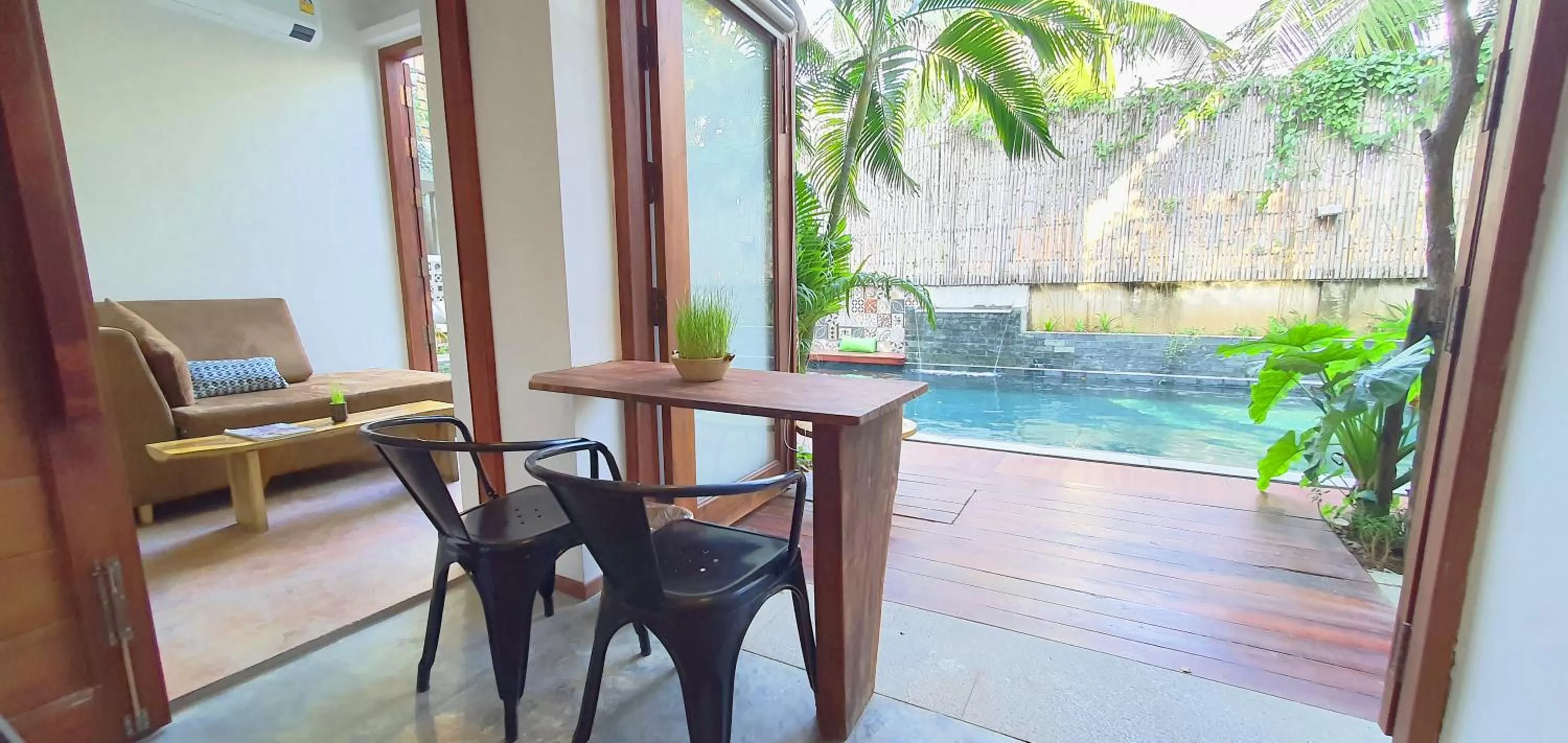 Pool view in Sarina Hotel & Villa