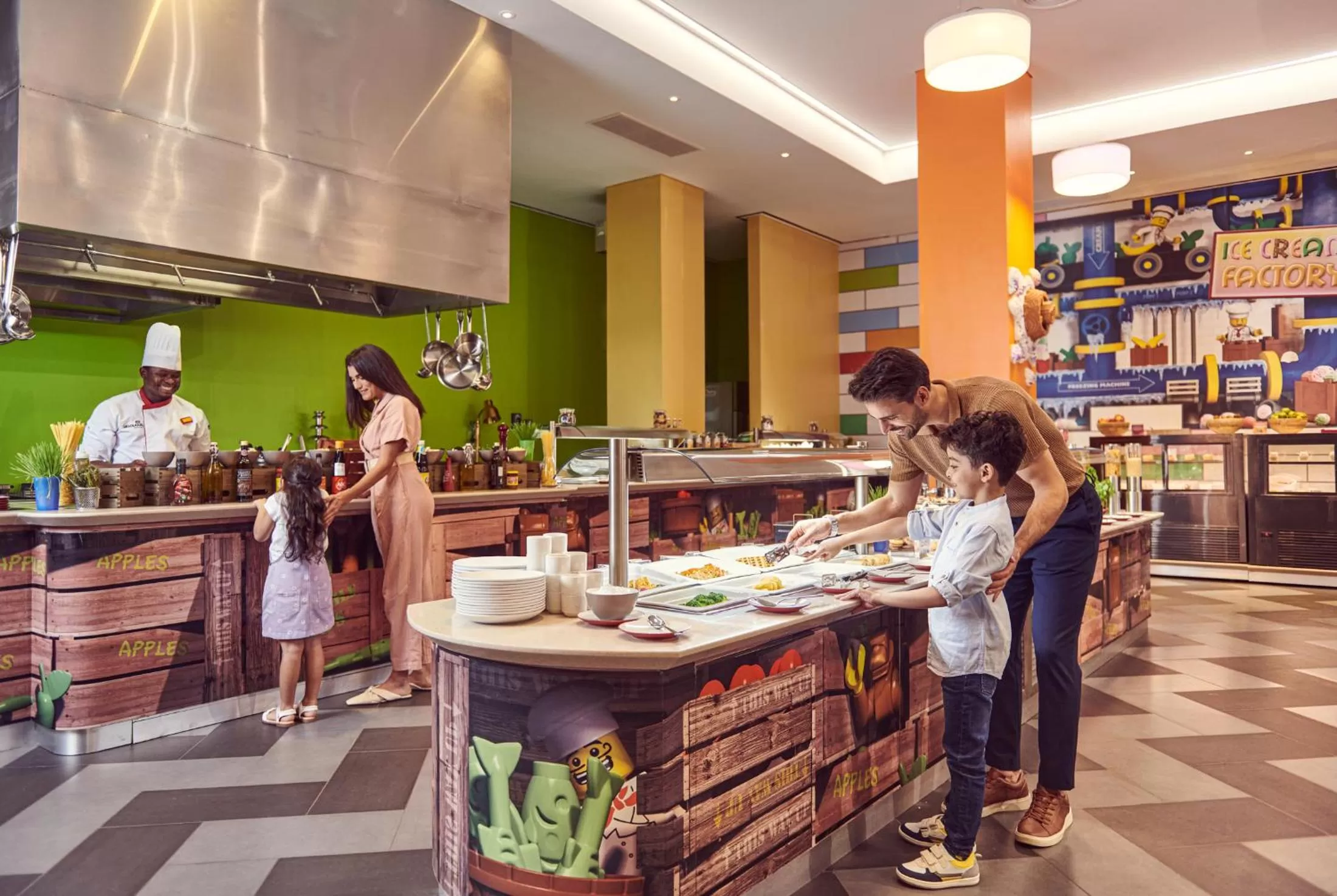 Restaurant/places to eat in LEGOLAND Hotel Dubai