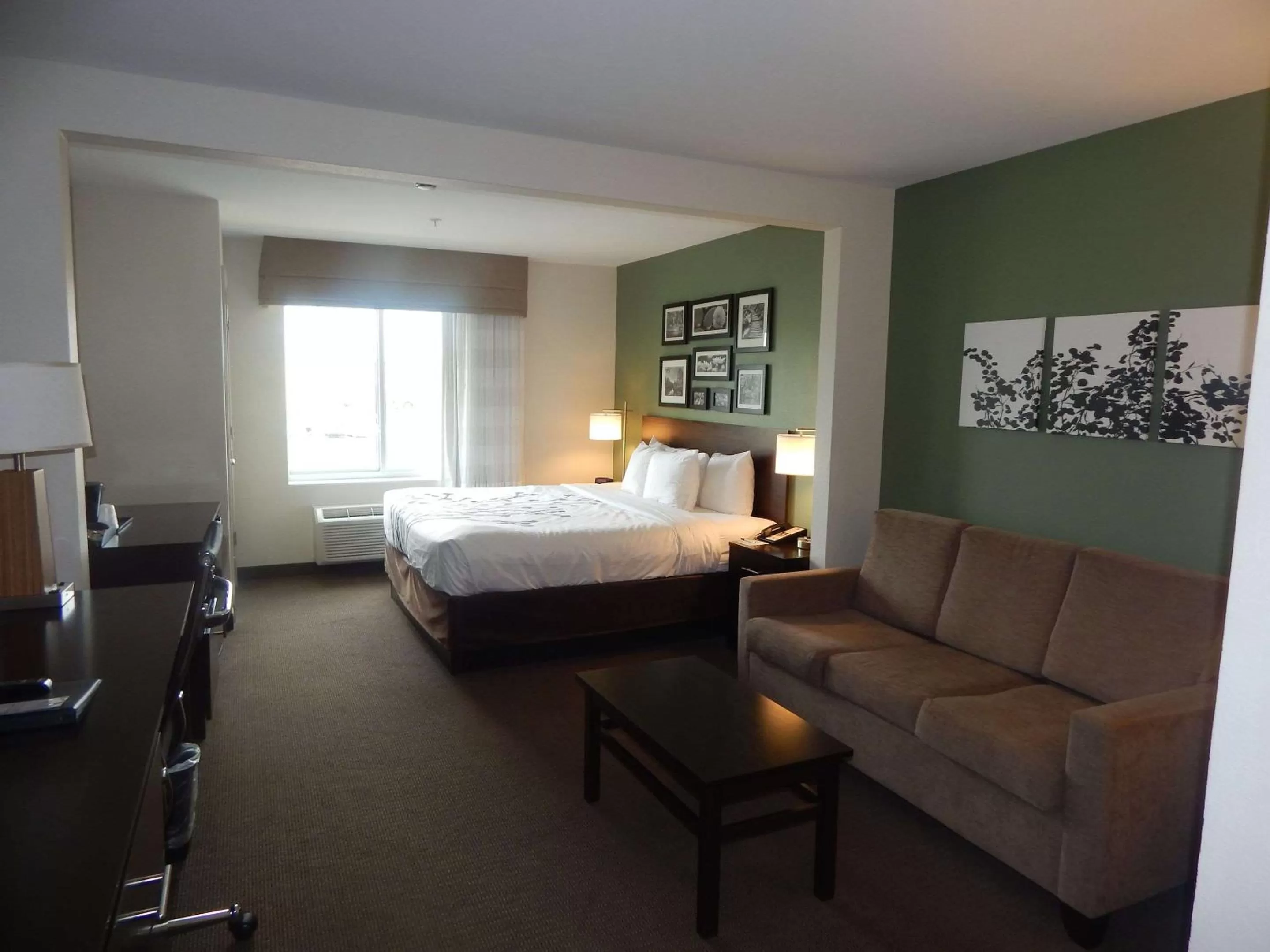 Photo of the whole room, Bed in Sleep Inn & Suites Evergreen I-65
