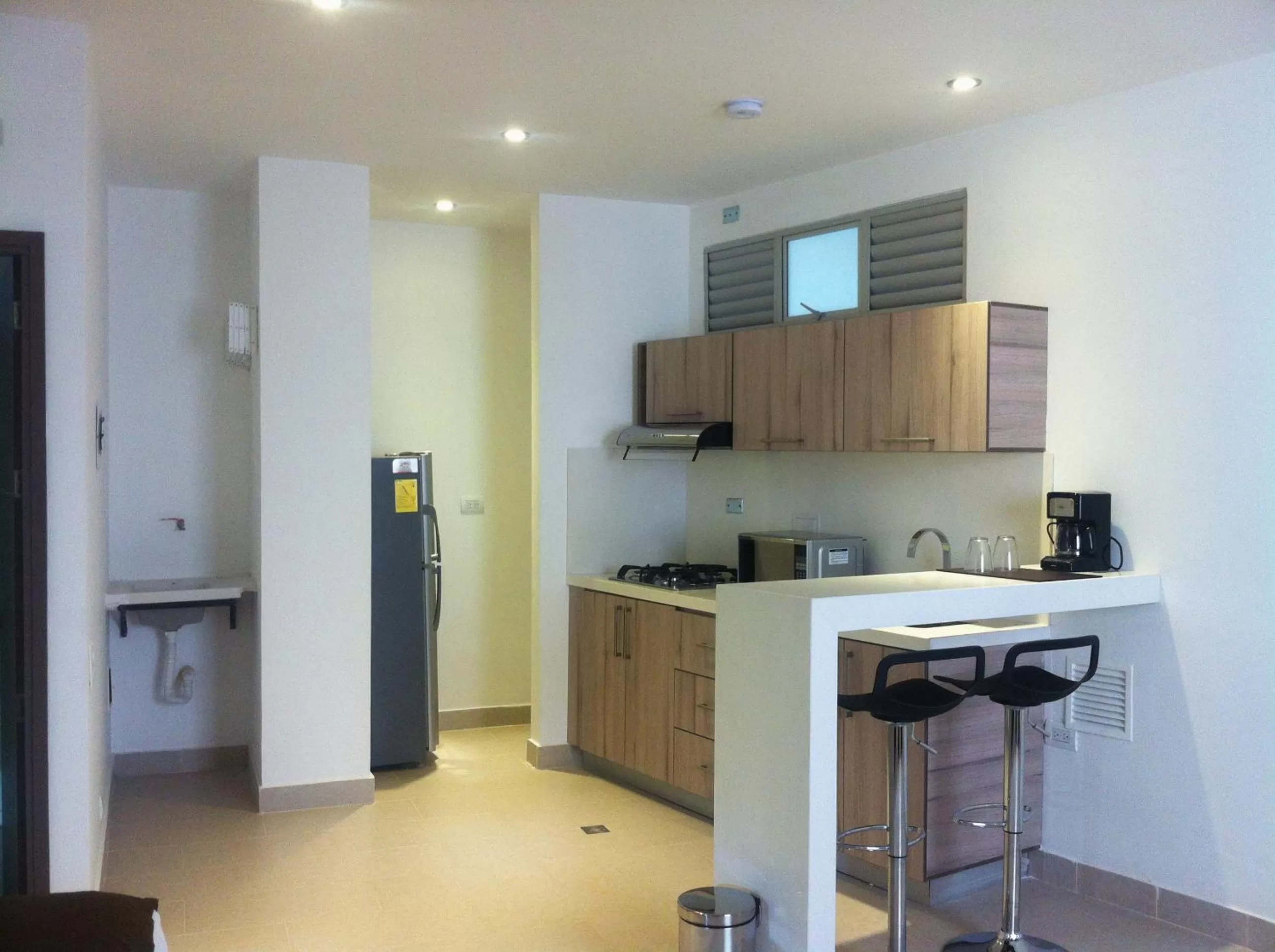 Kitchen or kitchenette in Hausen Hotel - Suites