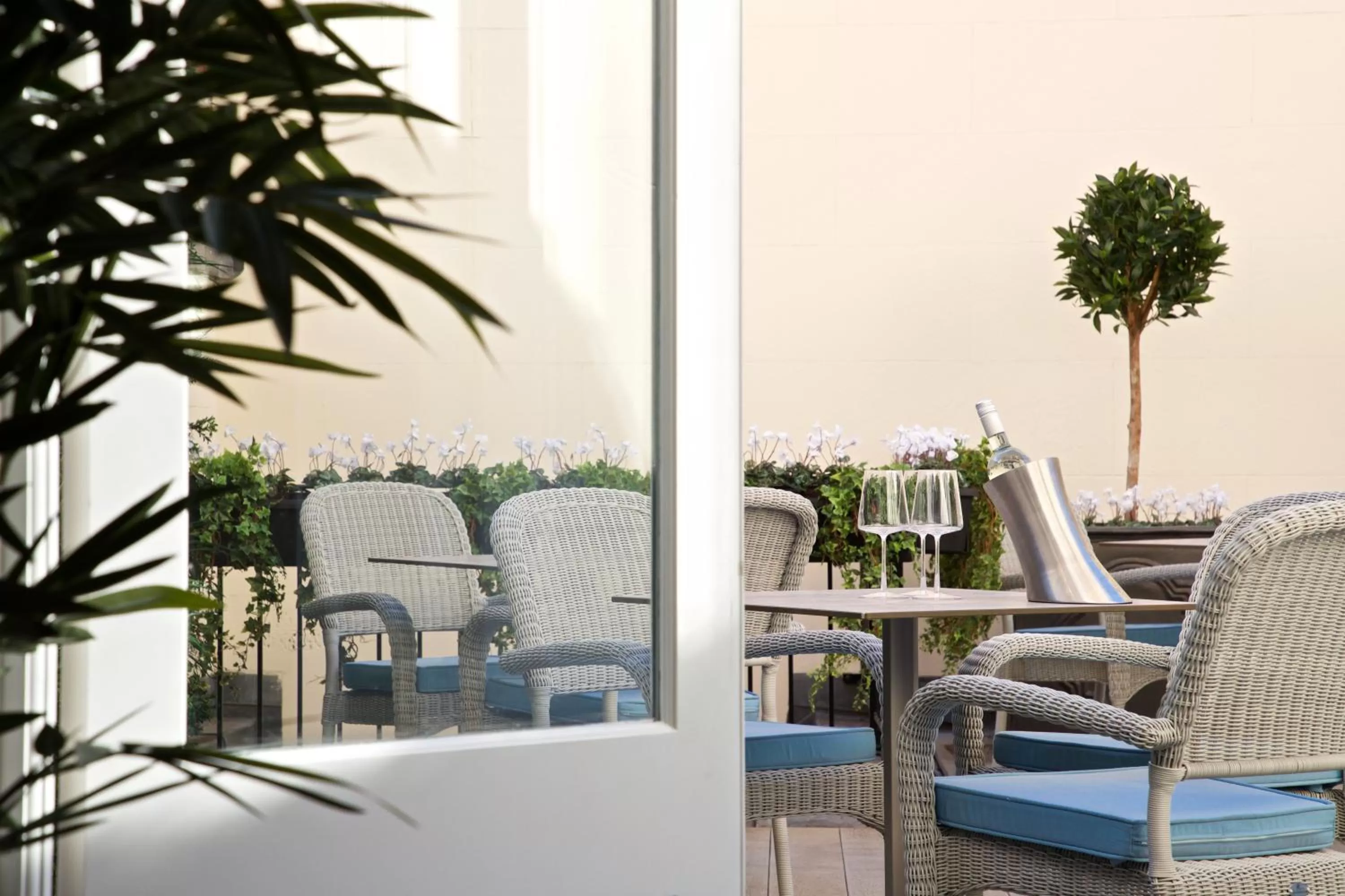 Patio in 54 Queen's Gate Hotel