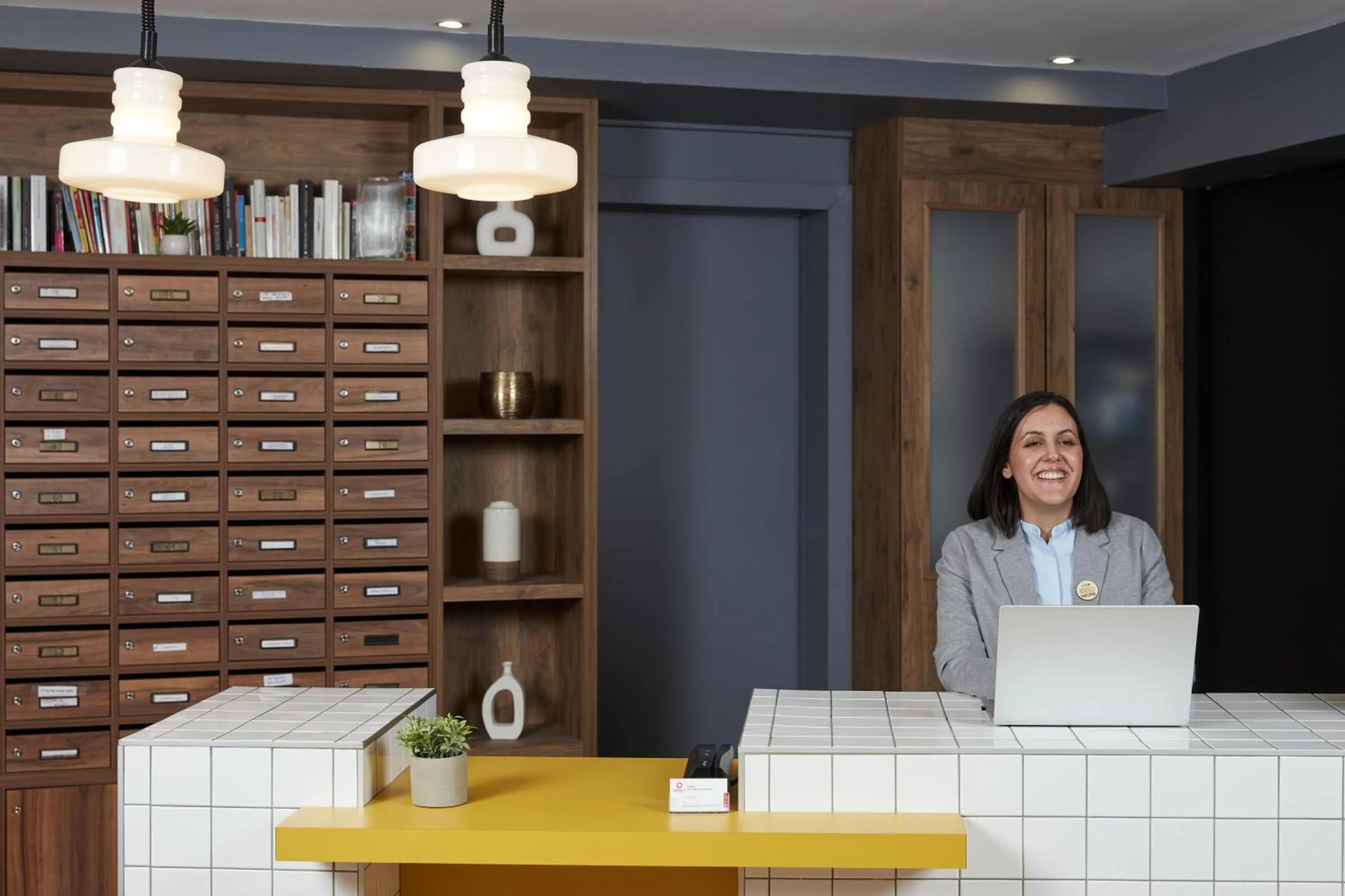 Lobby or reception in Aparthotel Adagio Paris Buttes Chaumont