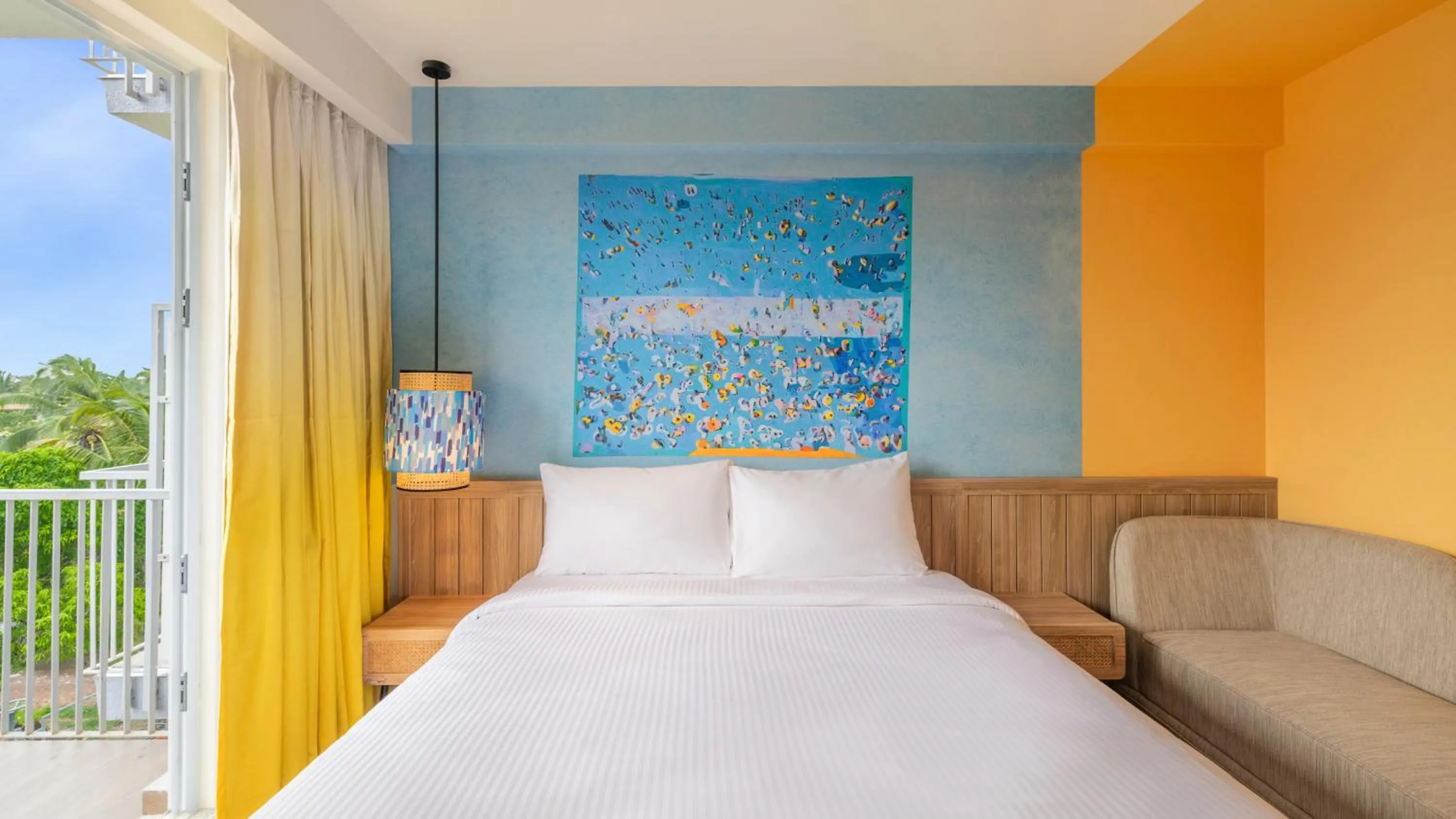 Bedroom, Bed in ibis Styles Goa Vagator - An Accor Brand