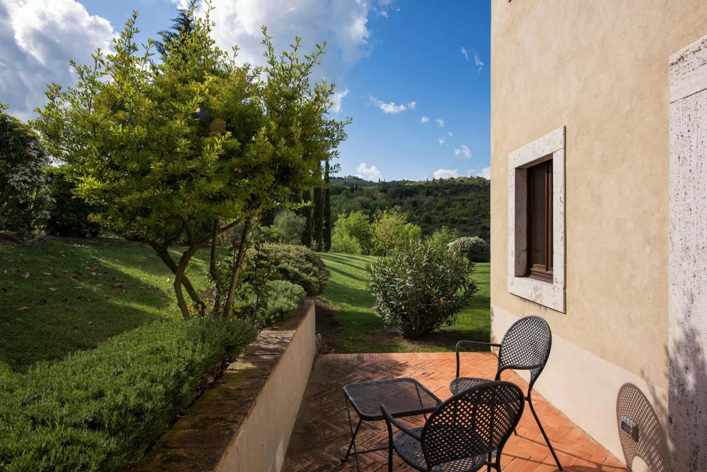 Patio in Relais Osteria Dell'Orcia