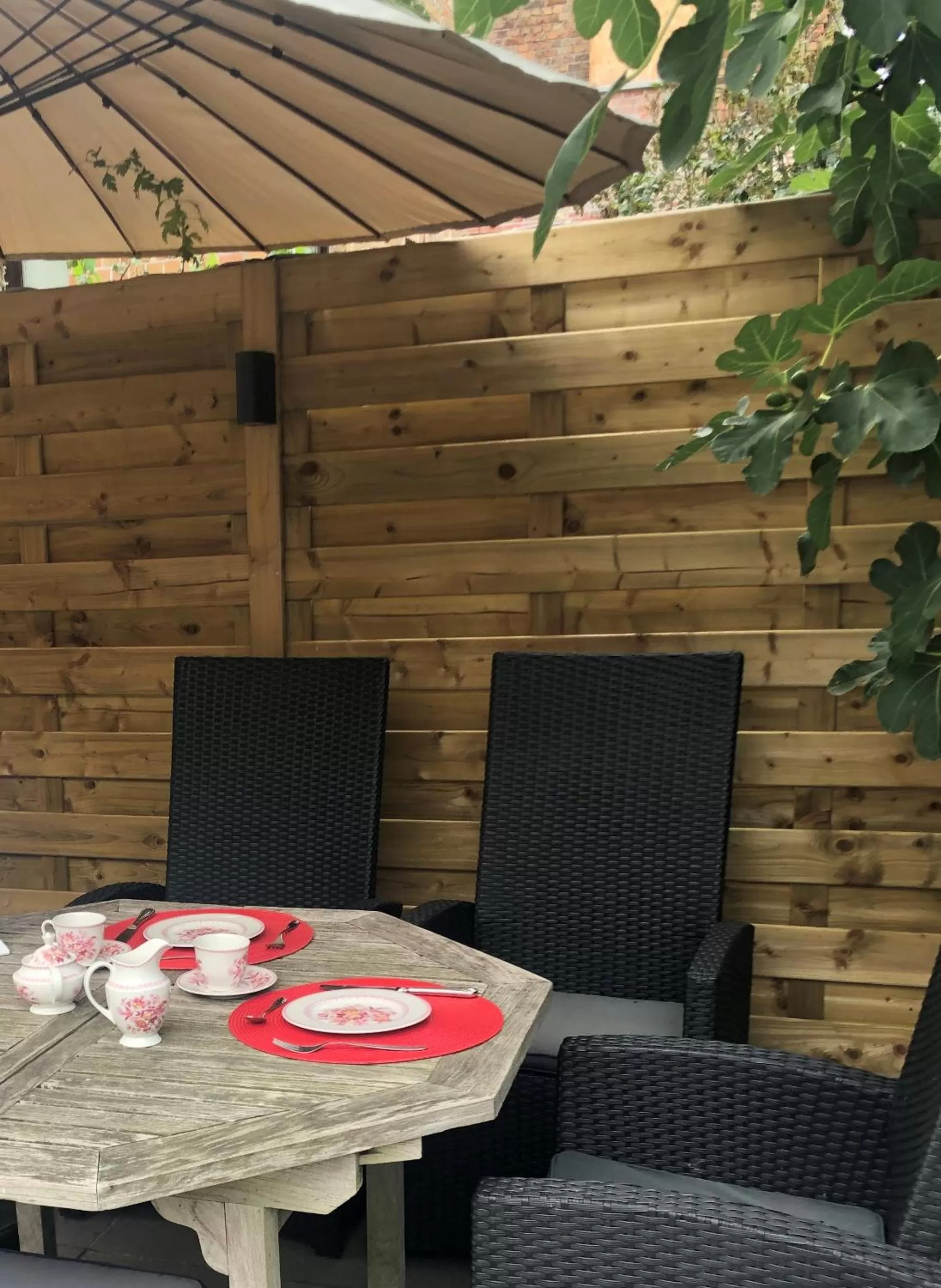 Patio in B&B Coupure