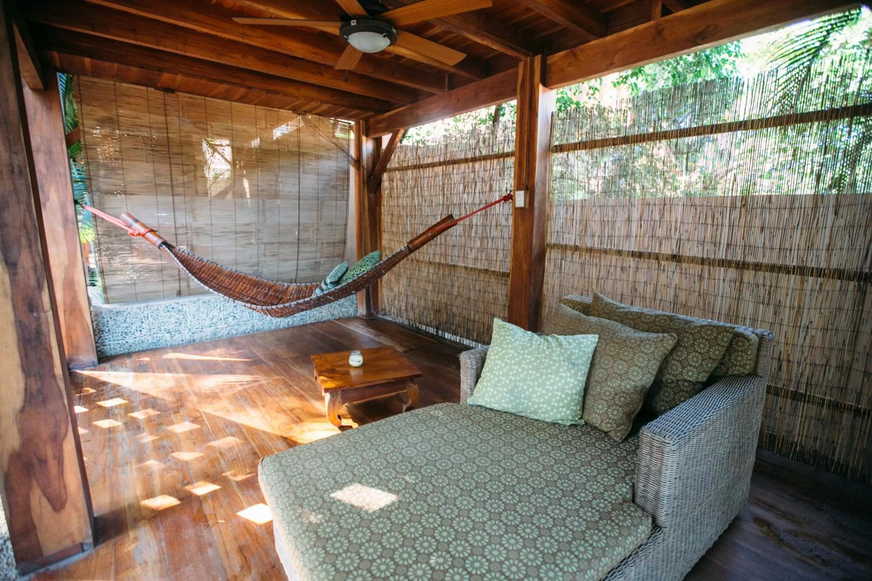 Patio, Seating Area in The Beach Bungalows - Yoga and Surf Hotel - Adults Only
