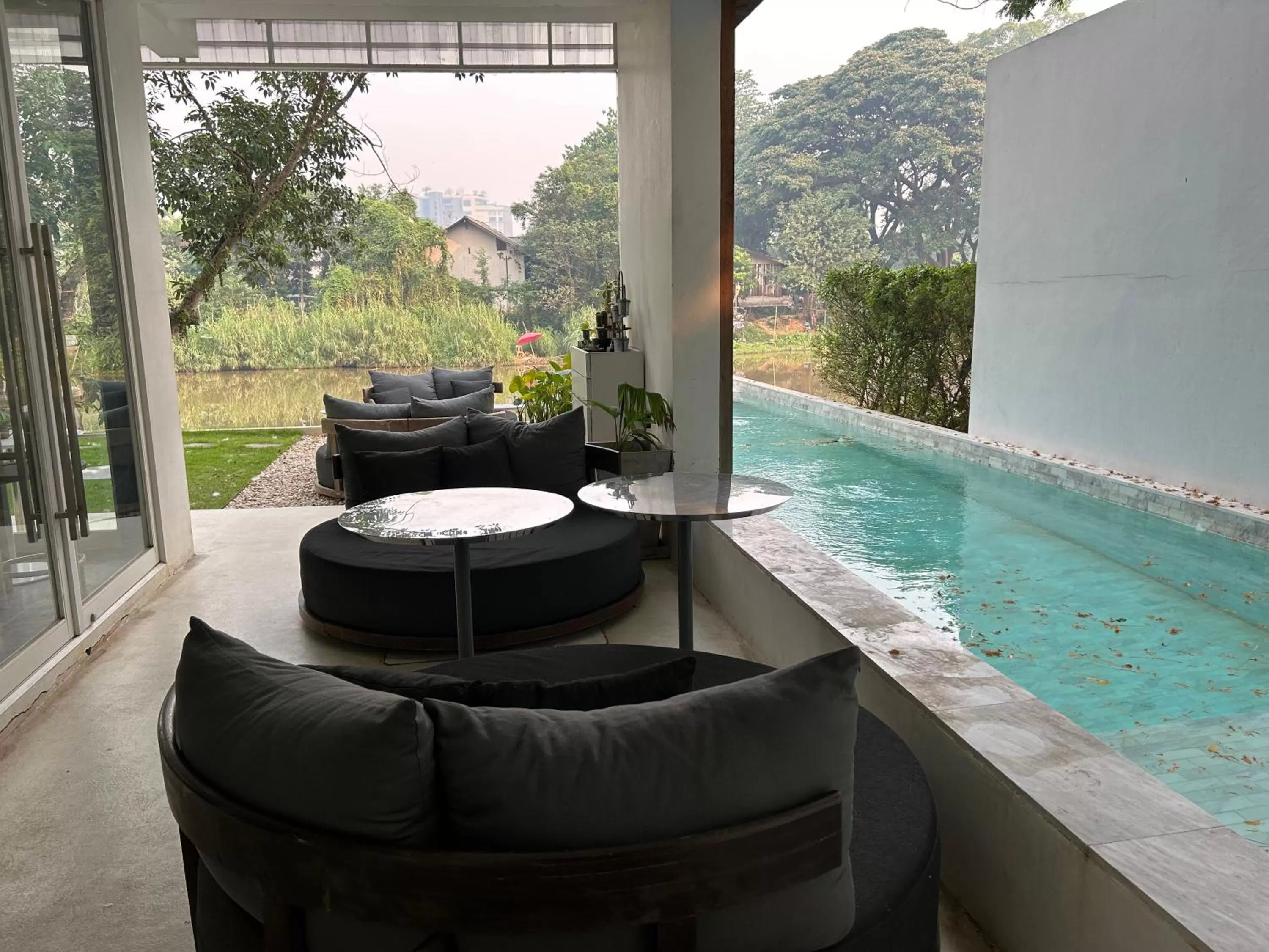 Seating area in Little Shelter Hotel Chiangmai