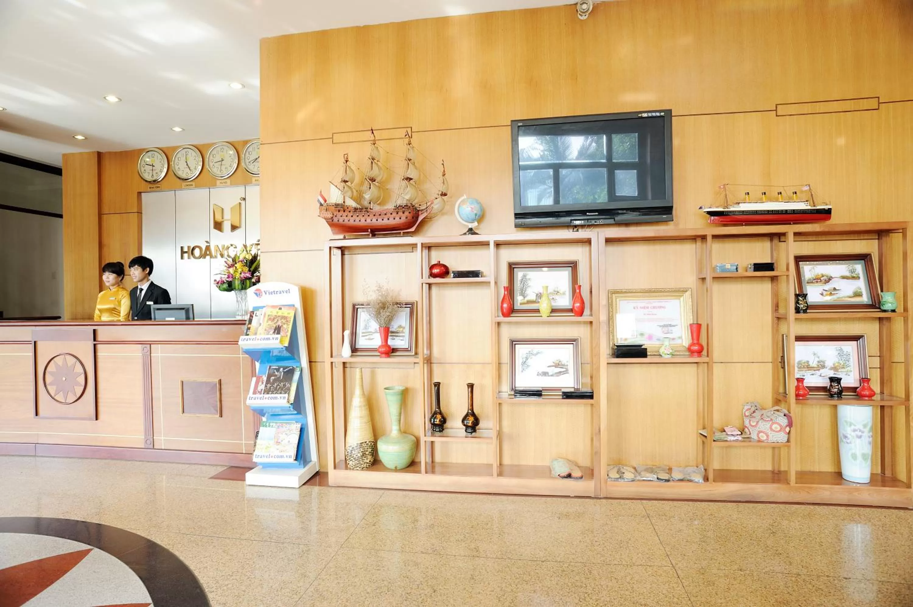 Lobby or reception in Hoang Yen Hotel