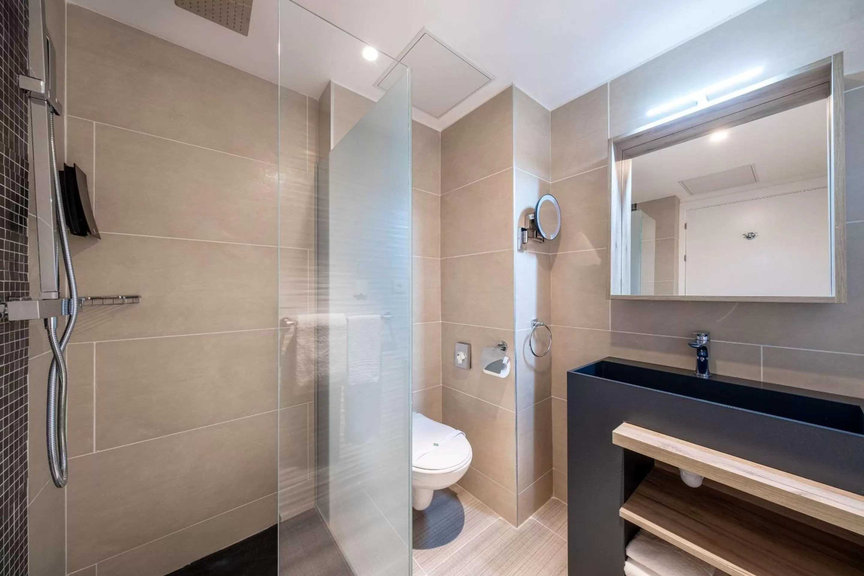 Shower in Quality Hotel Toulouse Centre