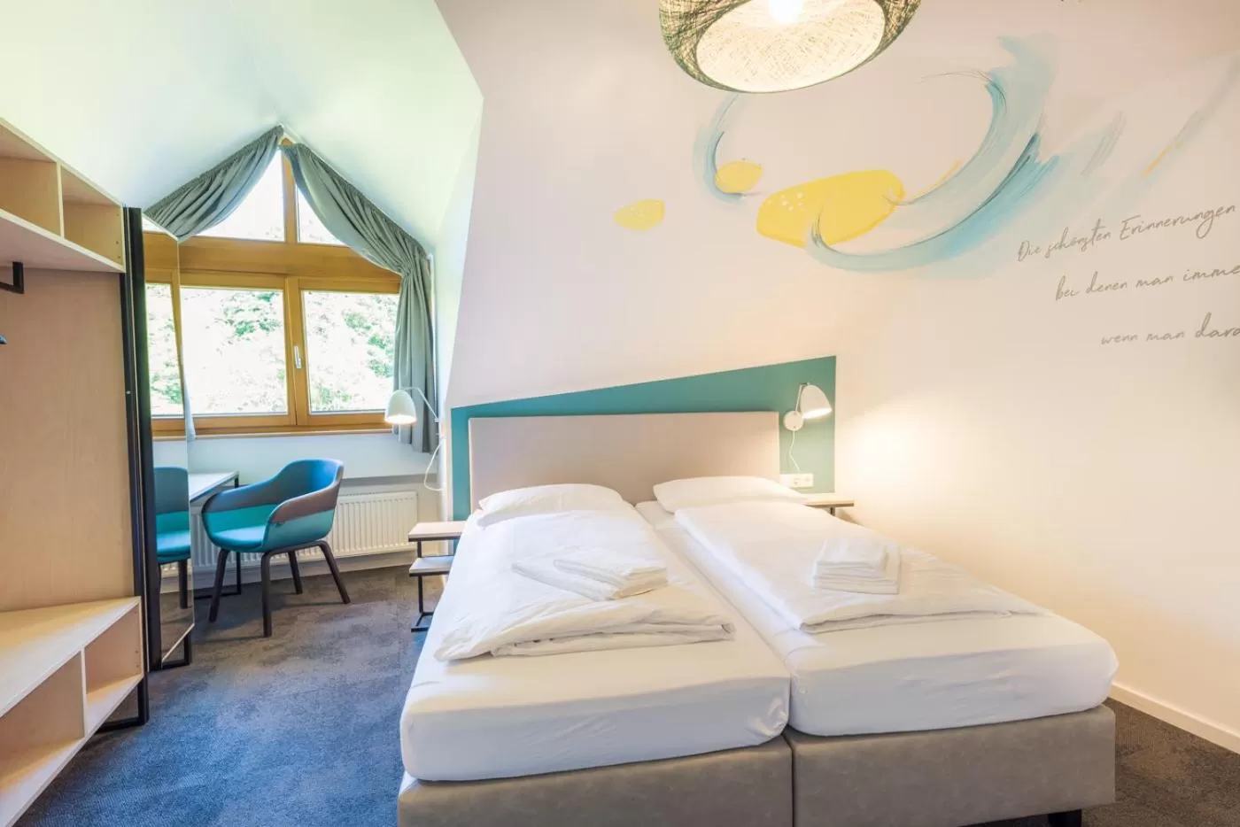 Photo of the whole room, Bed in Hotel & Restaurant Mühlenglück